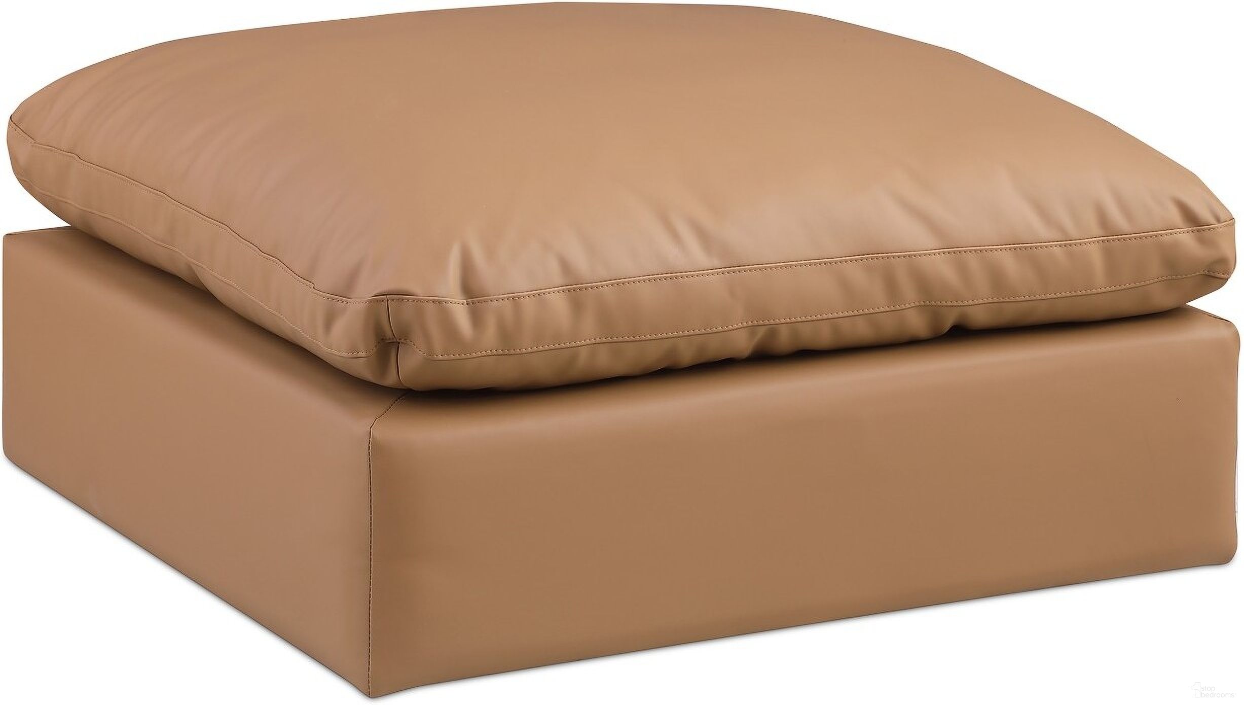 The appearance of Comfy Vegan Leather Modular Ottoman In Cognac designed by Meridian in the modern / contemporary interior design. This cognac piece of furniture was selected by 1StopBedrooms from Comfy Collection to add a touch of cosiness and style into your home. Sku: 188Cognac-Ott. Material: Wood.
