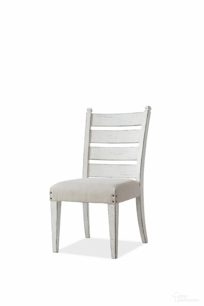 The appearance of Coming Home Gathering Side Chair Set of 2 In Chalk designed by Legacy Classic in the country / farmhouse interior design. This chalk piece of furniture was selected by 1StopBedrooms from Coming Home Collection to add a touch of cosiness and style into your home. Sku: TY926-900. Material: Oak Veneer. Chair Type: Side Chair.