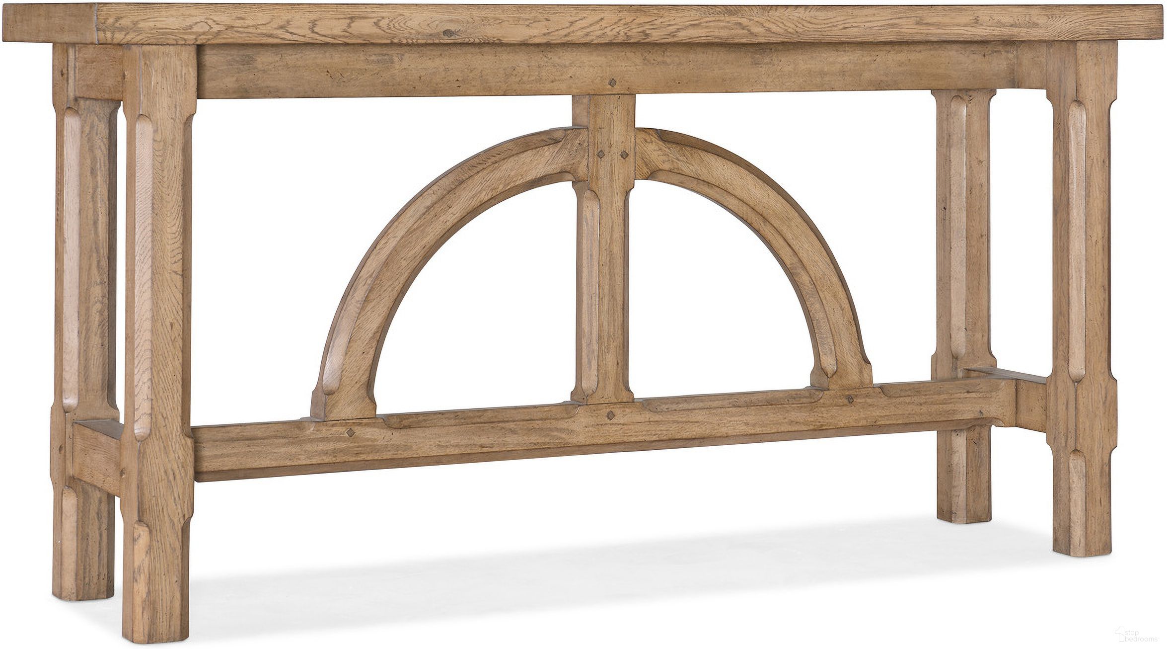The appearance of Commerce And Market Console 7228-85004-85 designed by Hooker in the transitional interior design. This light wood piece of furniture was selected by 1StopBedrooms from Commerce and Market Collection to add a touch of cosiness and style into your home. Sku: 7228-85004-85. Material: Acacia.