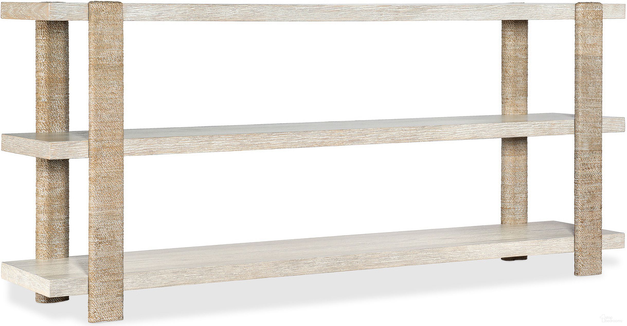 The appearance of Commerce And Market Console Table designed by Hooker in the transitional interior design. This light wood piece of furniture  was selected by 1StopBedrooms from Commerce and Market Collection to add a touch of cosiness and style into your home. Sku: 7228-85034-80. Material: Oak Veneer.