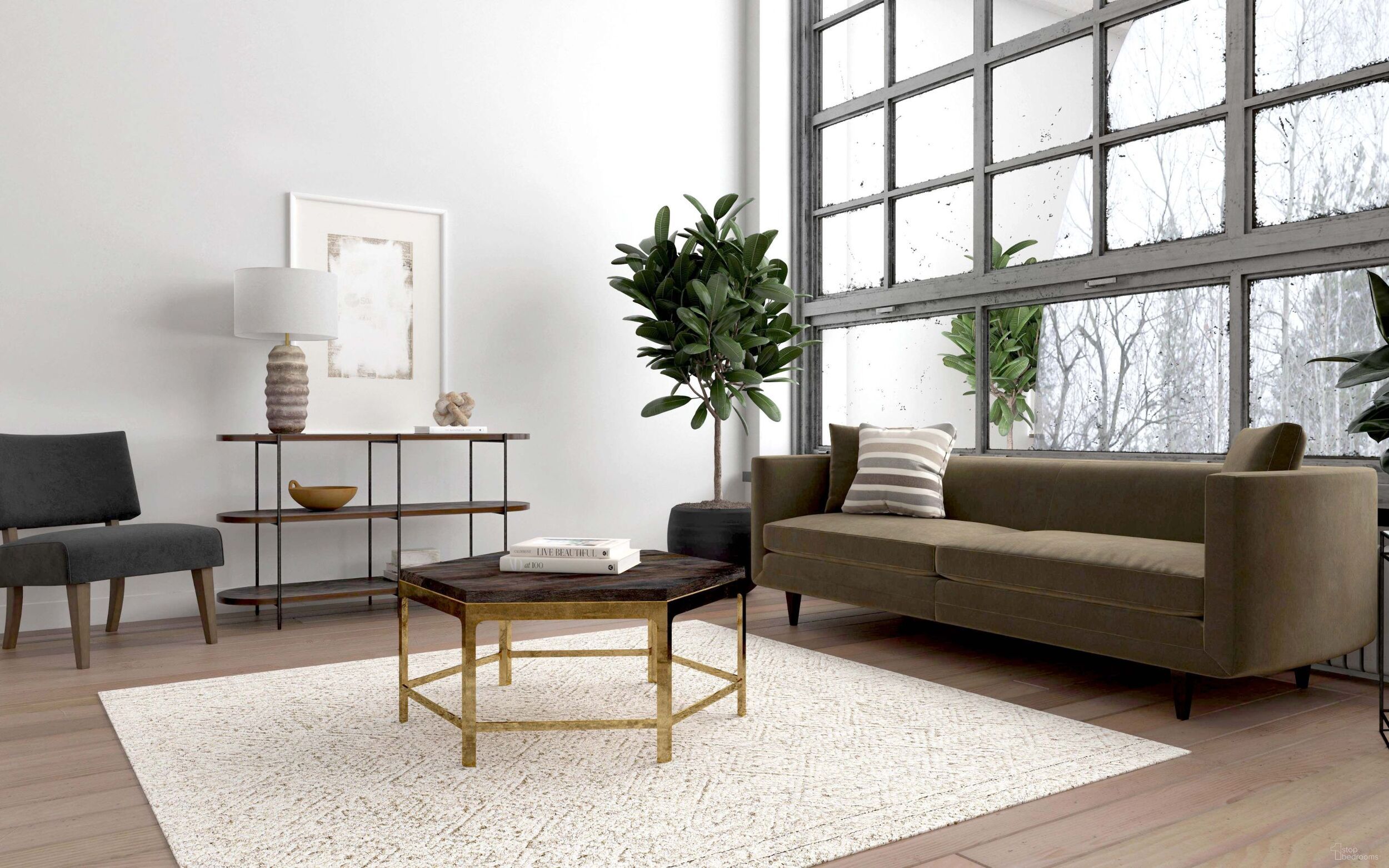 The appearance of Commerce and Market Dark Wood And Gold Octavius Occasional Table Set designed by Hooker in the transitional interior design. This gray and gold piece of furniture  was selected by 1StopBedrooms from Commerce and Market Collection to add a touch of cosiness and style into your home. Sku: 7228-80050-00;7228-50003-99. Material: Wood.