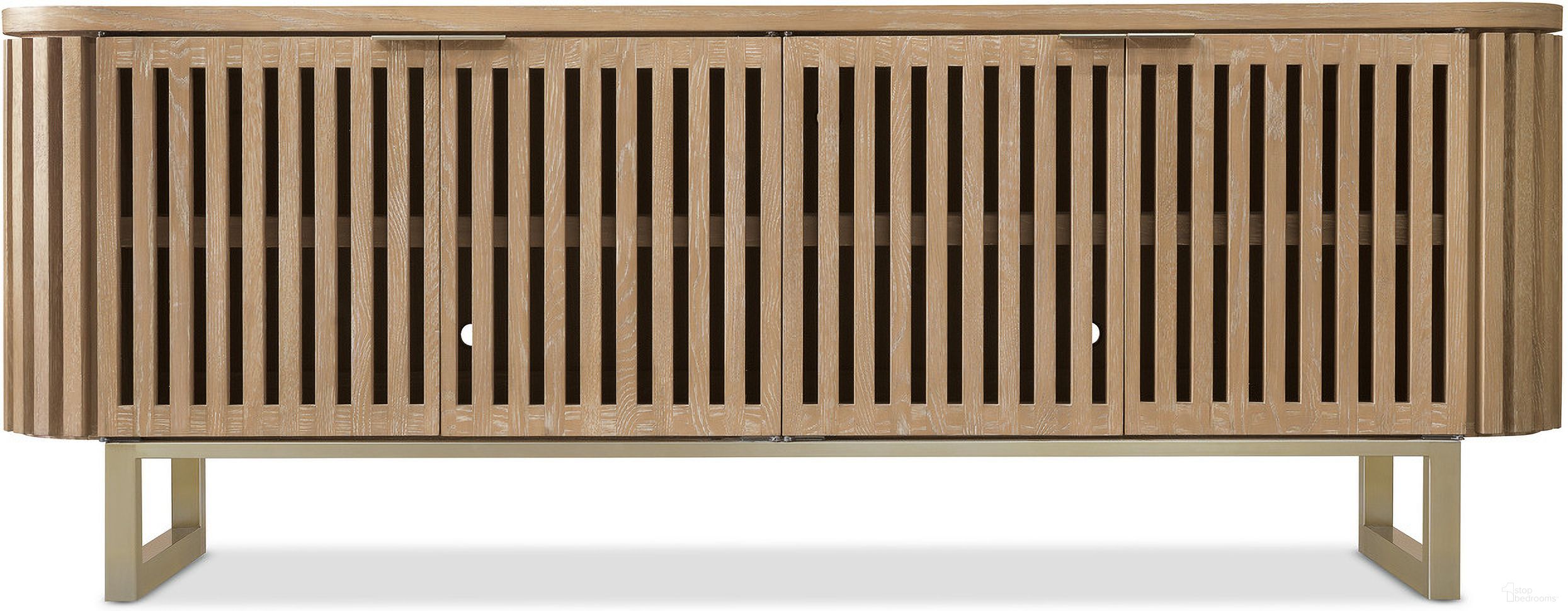 The appearance of Commerce and Market Easton Entertainment Console In Light Wood designed by Hooker in the modern / contemporary interior design. This light wood piece of furniture was selected by 1StopBedrooms from Commerce and Market Collection to add a touch of cosiness and style into your home. Sku: 7228-55050-82. Material: Solid Oak.