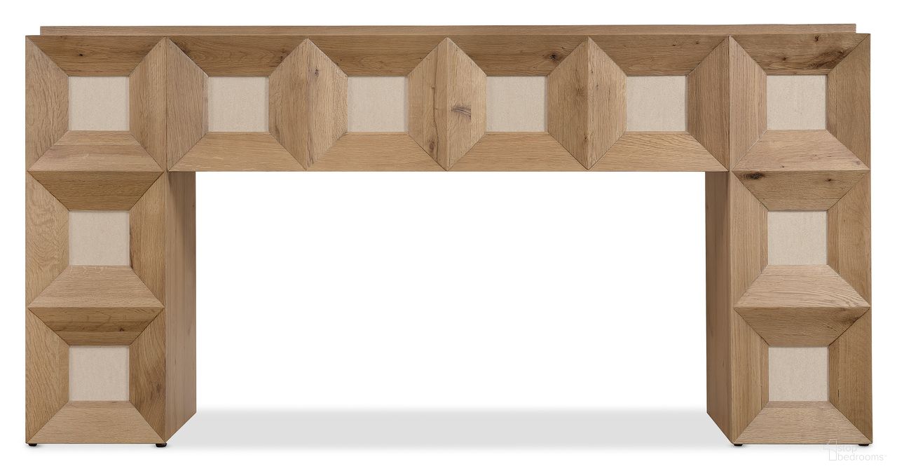 Commerce and Market Haven Console Table In Medium Wood