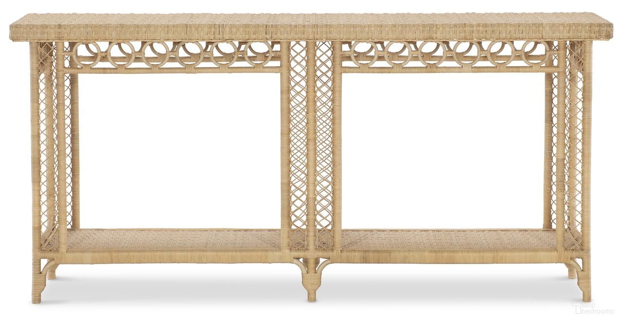 Commerce and Market Knot Kidding Console Table In Light Natural