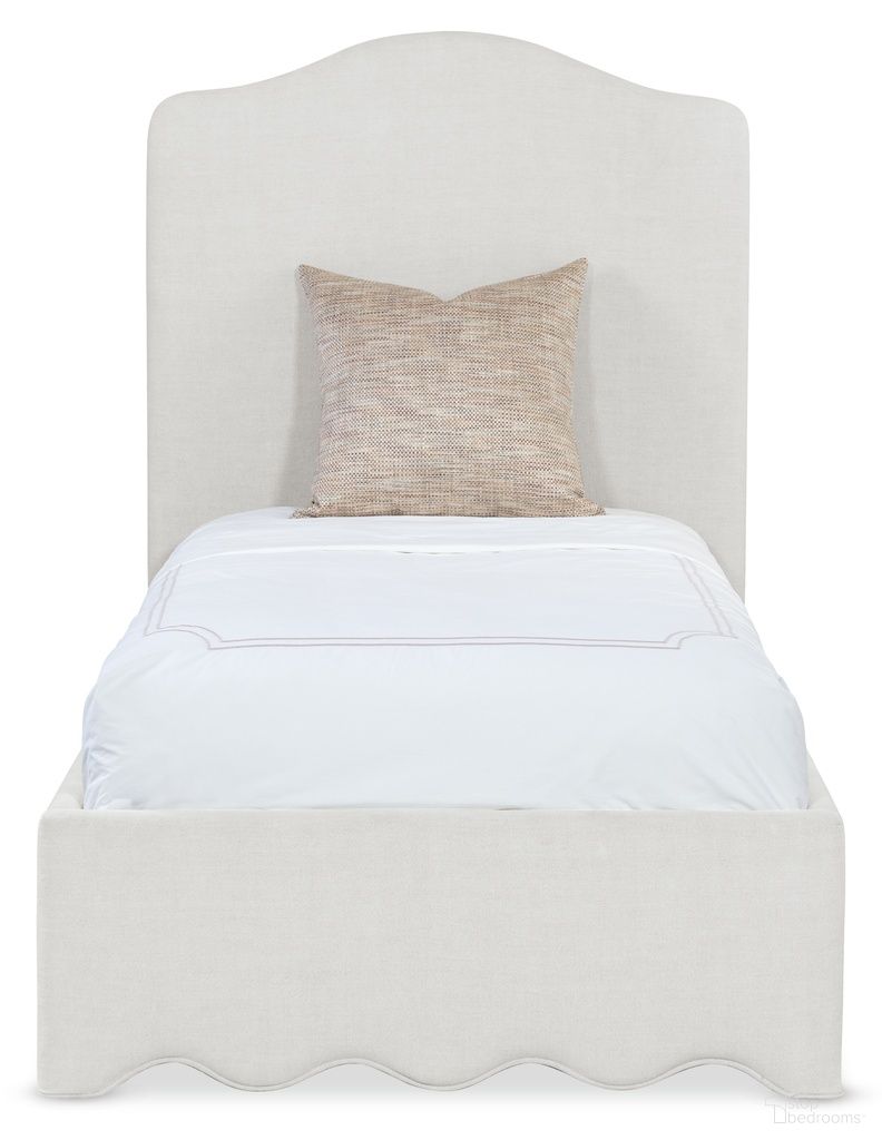 Commerce and Market Liv Twin Upholstered Bed In Beige