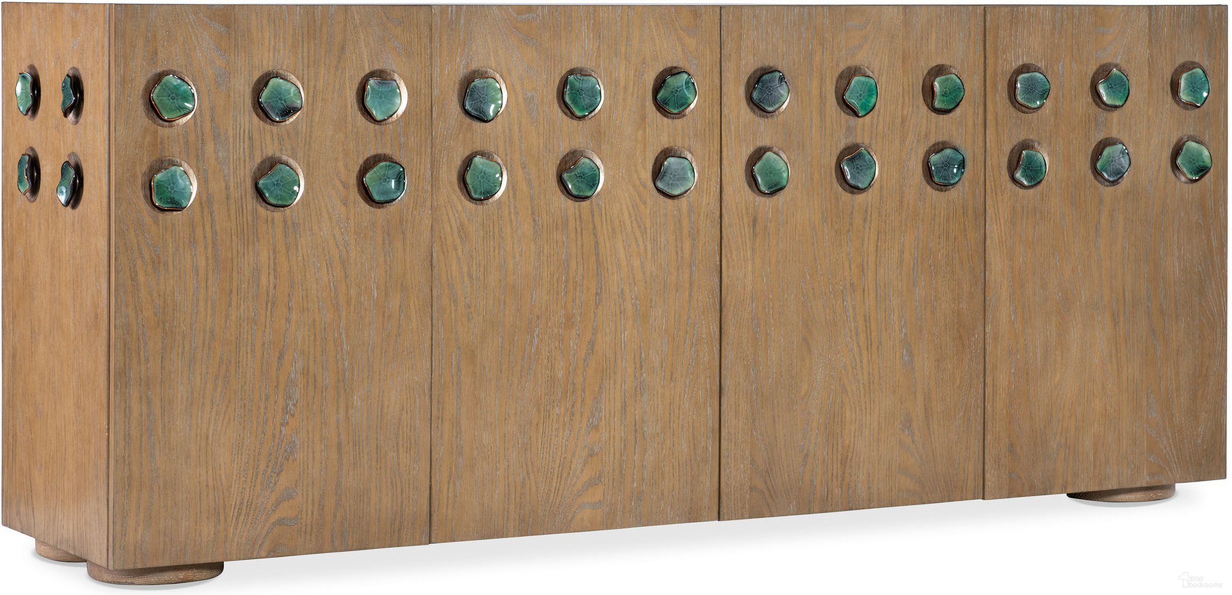 The appearance of Commerce and Market Pilea Entertainment Credenza In Light Wood designed by Hooker in the transitional interior design. This light wood piece of furniture was selected by 1StopBedrooms from Commerce and Market Collection to add a touch of cosiness and style into your home. Sku: 7228-55041-85. Material: Oak.