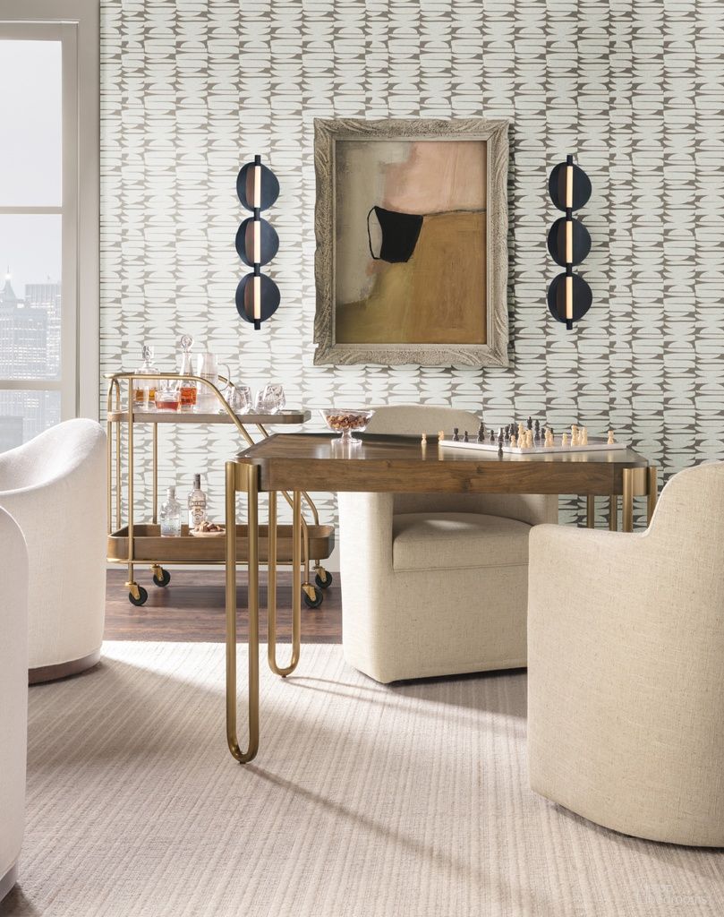 Commerce and Market Walnut and Dine Dining Room Set In Caramel