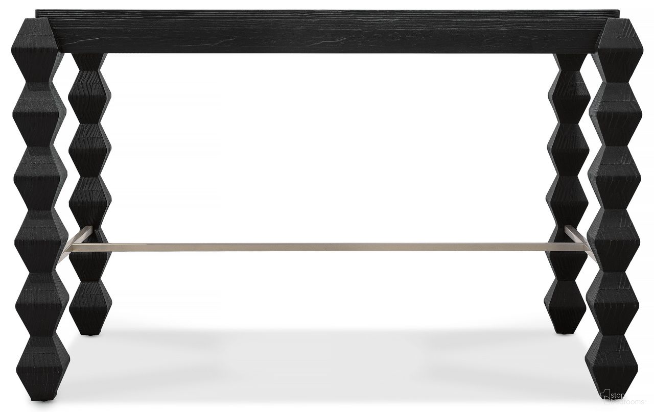 The appearance of Commerce and Market Xaden Gathering Desk In Black designed by Hooker in the transitional interior design. This black piece of furniture was selected by 1StopBedrooms from Commerce and Market Collection to add a touch of cosiness and style into your home. Sku: 7228-10019-99. Material: Solid Pine.