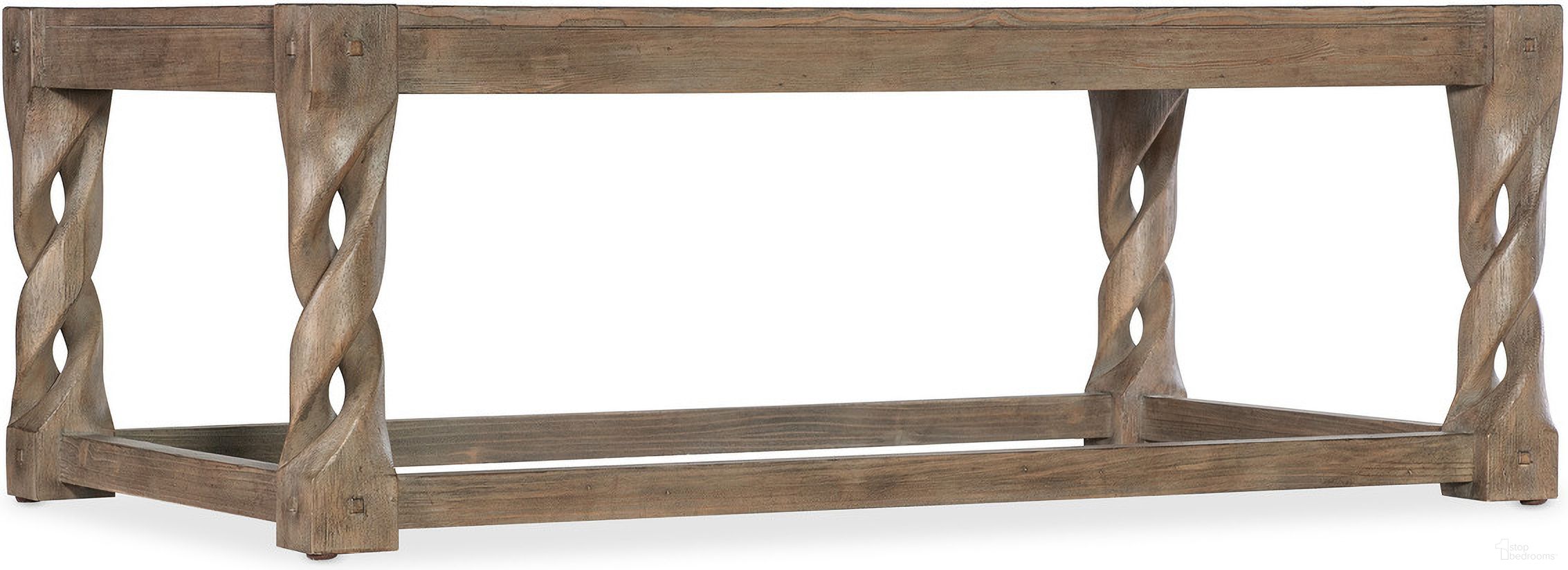 Commerce and Market Jack O'Bein Cocktail Table In Medium Wood