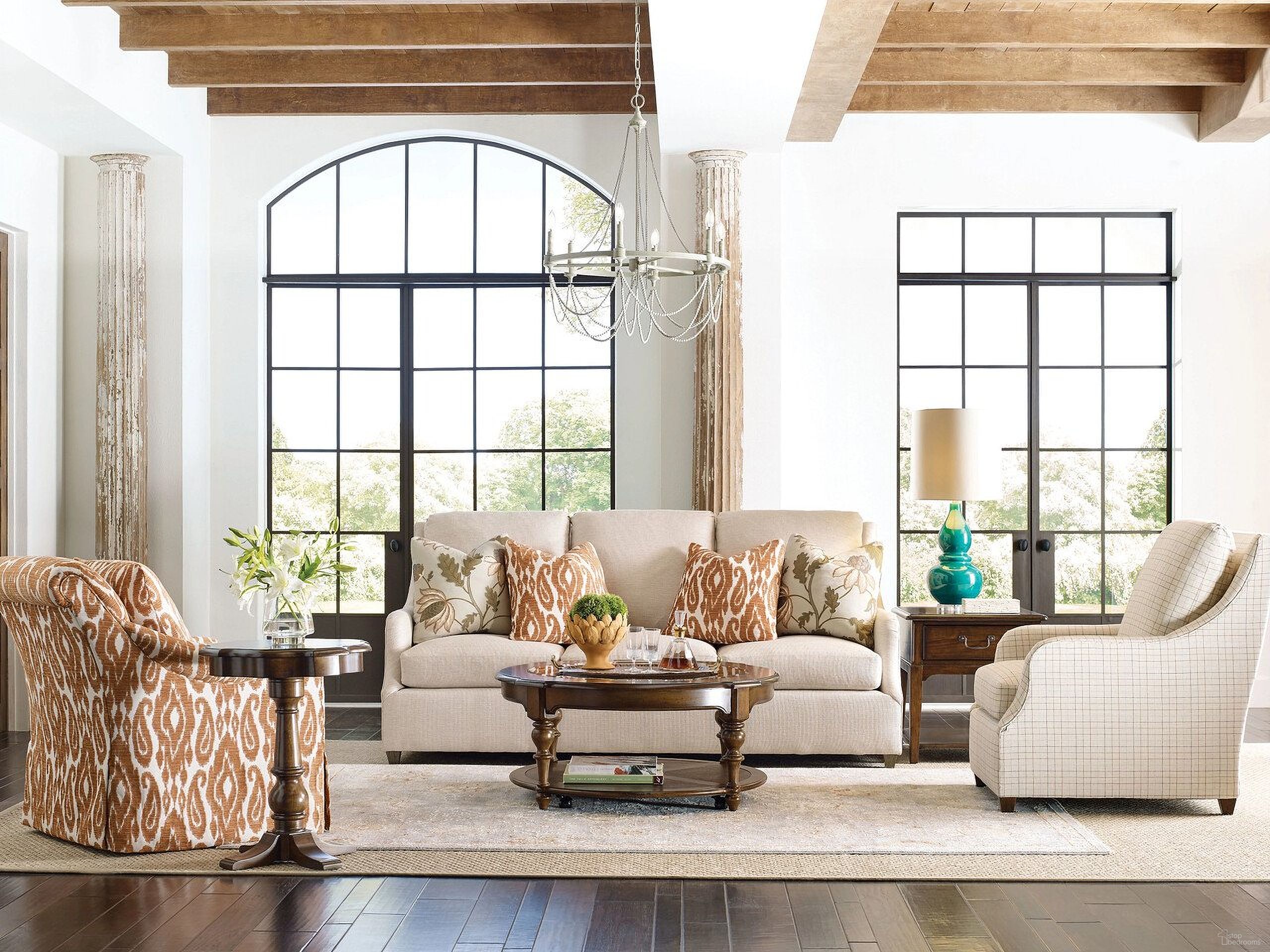 The appearance of Commonwealth Round Occasional Table Set In Warm Brunette designed by Kincaid in the modern / contemporary interior design. This warm brunette piece of furniture was selected by 1StopBedrooms from Commonwealth Collection to add a touch of cosiness and style into your home. Sku: 161-911;161-915. Material: Solid Wood.