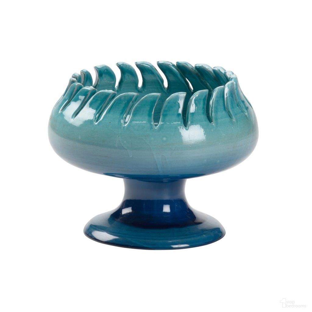 The appearance of Como Compote In Blue designed by Wildwood in the coastal interior design. This blue piece of furniture was selected by 1StopBedrooms from Wildwood Collection to add a touch of cosiness and style into your home. Sku: 302478. Material: Ceramic.