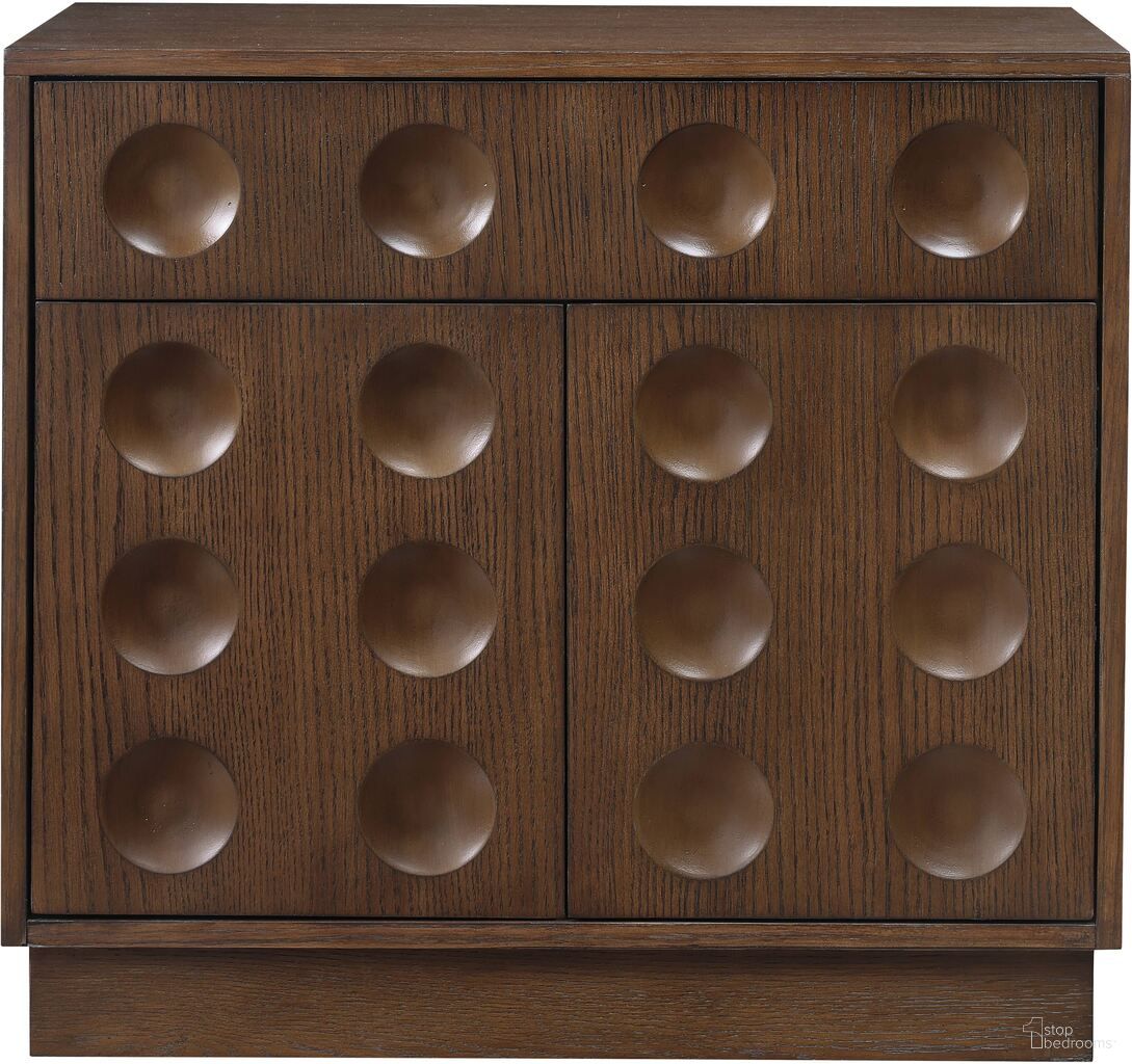 The appearance of Compass Night Stand In Brown designed by Meridian in the modern / contemporary interior design. This brown piece of furniture  was selected by 1StopBedrooms from Compass Collection to add a touch of cosiness and style into your home. Sku: 335Brown-NS. Material: Oak Veneer.