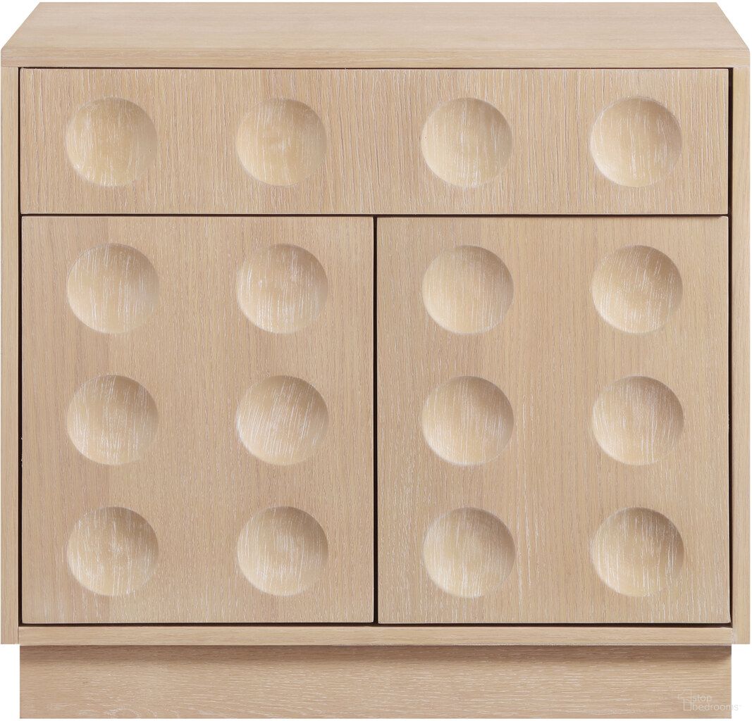 Compass Night Stand In Natural and Natural
