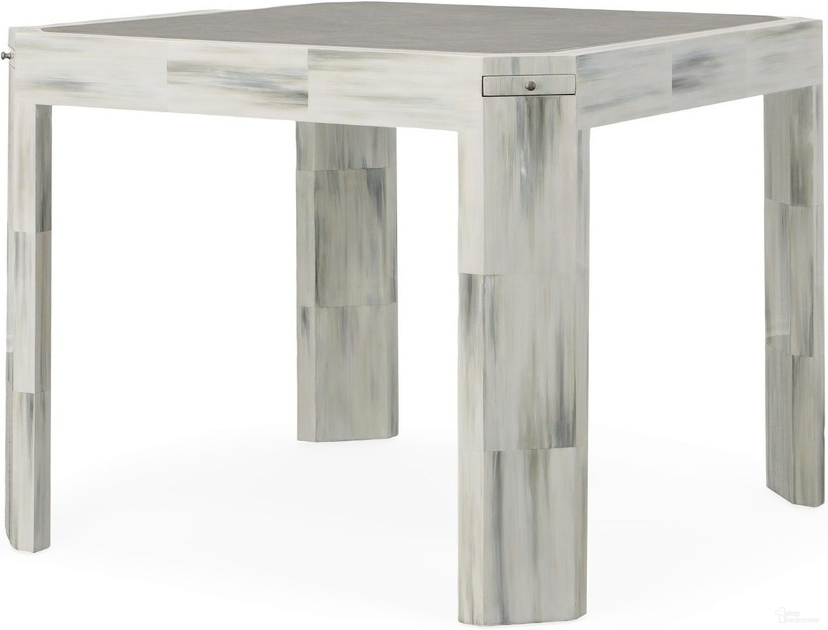 The appearance of Compositions Game Table In Grey designed by Century Furniture in the modern / contemporary interior design. This grey piece of furniture was selected by 1StopBedrooms from Compositions Collection to add a touch of cosiness and style into your home. Sku: C9A-742. Material: Leather.