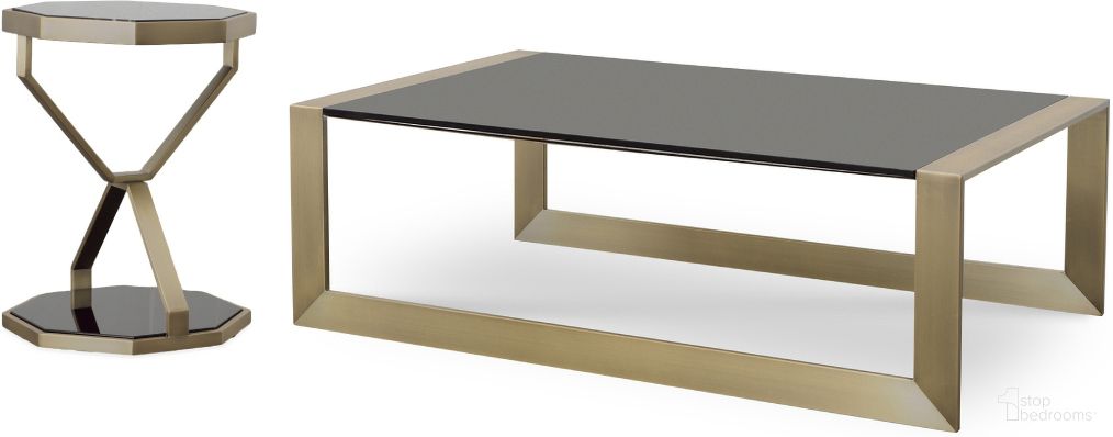 The appearance of Compositions Occasional Table Set In Black designed by Century Furniture in the modern / contemporary interior design. This black piece of furniture  was selected by 1StopBedrooms from Compositions Collection to add a touch of cosiness and style into your home. Sku: C9A-601B;C9A-601T;C9A-612. Material: Brass.