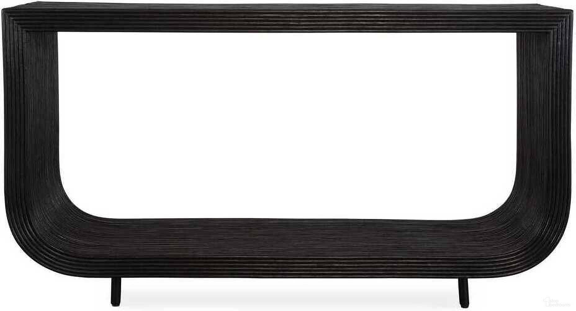 The appearance of Compton Console Table In Black designed by Uttermost in the modern / contemporary interior design. This black piece of furniture was selected by 1StopBedrooms from Compton Collection to add a touch of cosiness and style into your home. Sku: 50055. Material: Wood.