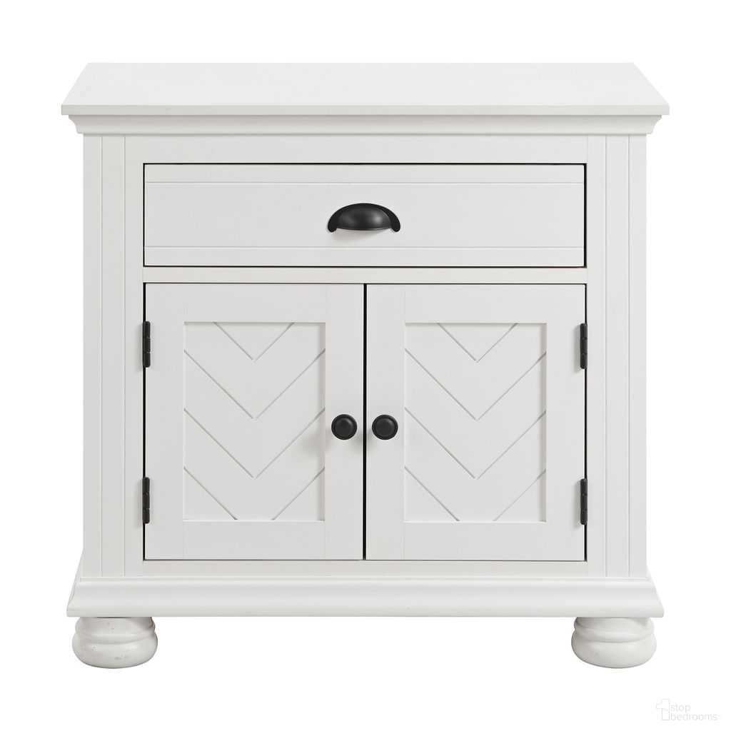 The appearance of Conaughey 1-Drawer Nightstand In White designed by Picket House in the traditional interior design. This white piece of furniture was selected by 1StopBedrooms from Conaughey Collection to add a touch of cosiness and style into your home. Sku: B-9340-7-NS. Material: Paper.