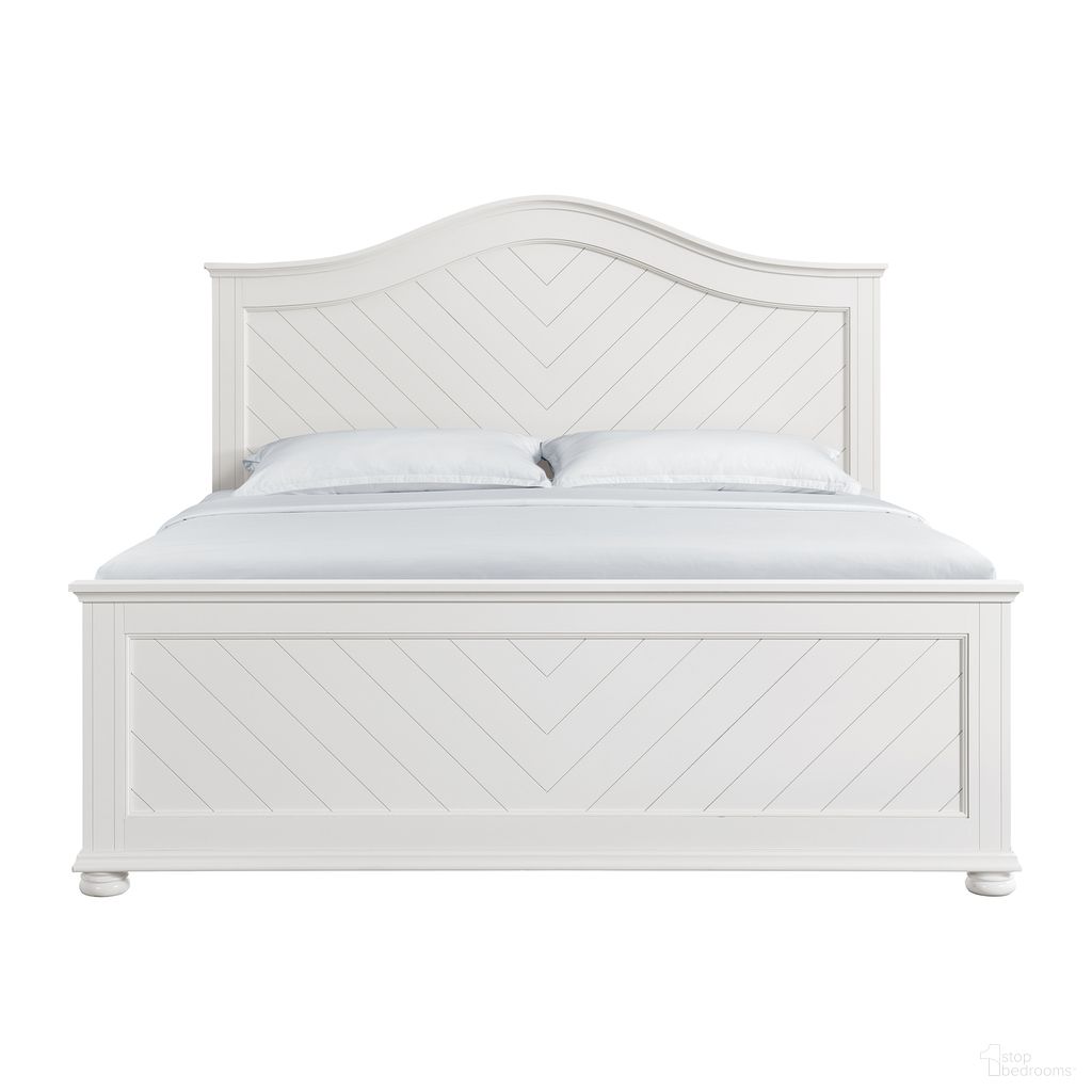 The appearance of Conaughey King Panel Bed In White designed by Picket House in the traditional interior design. This white piece of furniture was selected by 1StopBedrooms from Conaughey Collection to add a touch of cosiness and style into your home. Sku: B-9340-7-KHF;B-9340-7-QKR. Bed Type: Panel Bed. Bed Size: King. Material: Paper.