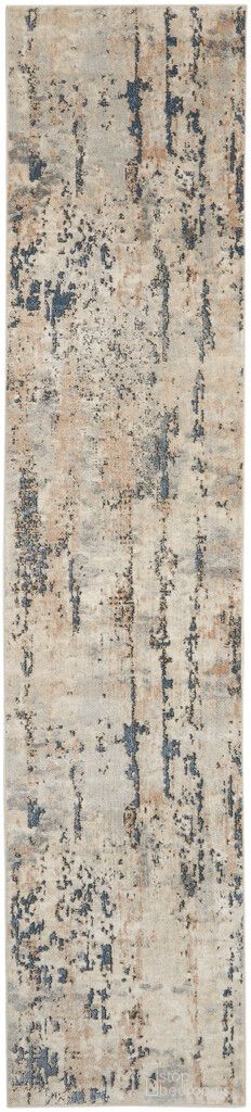 Concerto 2'2" x 20' Modern Indoor Rug In Beige Grey