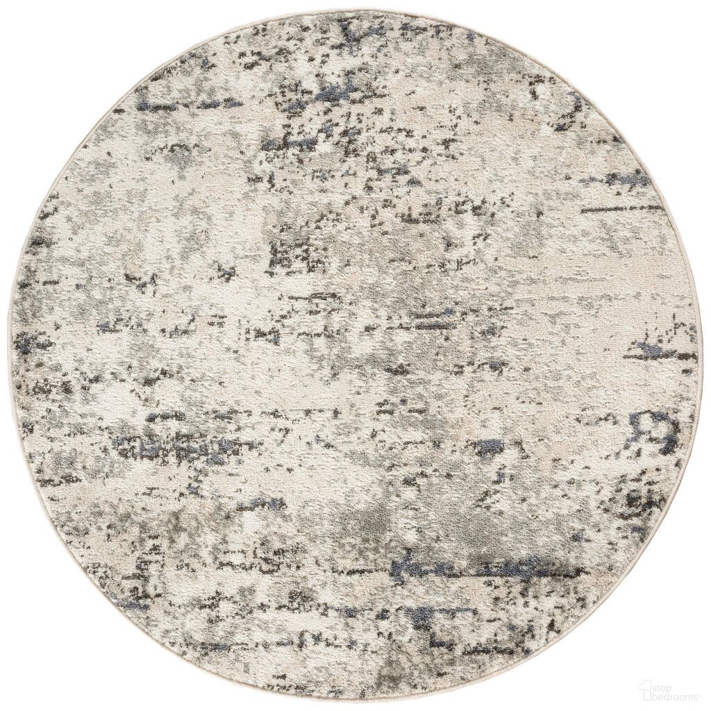 The appearance of Concerto 4' x 4' Round Indoor Rug In Ivory Blue Grey designed by Nourison in the modern / contemporary interior design. This ivory and grey and blue piece of furniture was selected by 1StopBedrooms from Concerto Collection to add a touch of cosiness and style into your home. Sku: 841491142103. Material: Polypropylene.