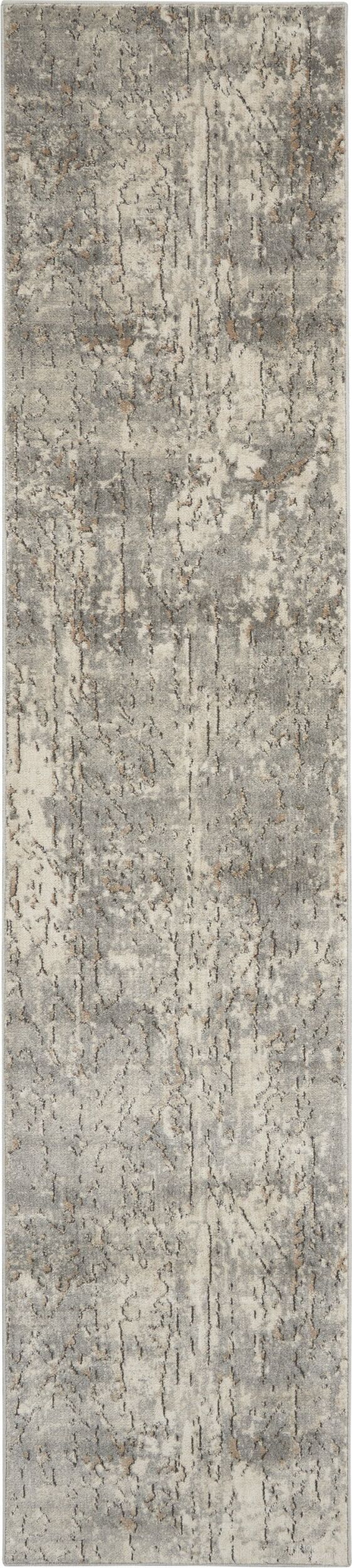 The appearance of Concerto Beige and Grey 2'2" x 7'6" Runner Contemporary Area Rug designed by Nourison in the modern / contemporary interior design. This beige and grey piece of furniture was selected by 1StopBedrooms from Concerto Collection to add a touch of cosiness and style into your home. Sku: 99446748843. Material: Polypropylene.