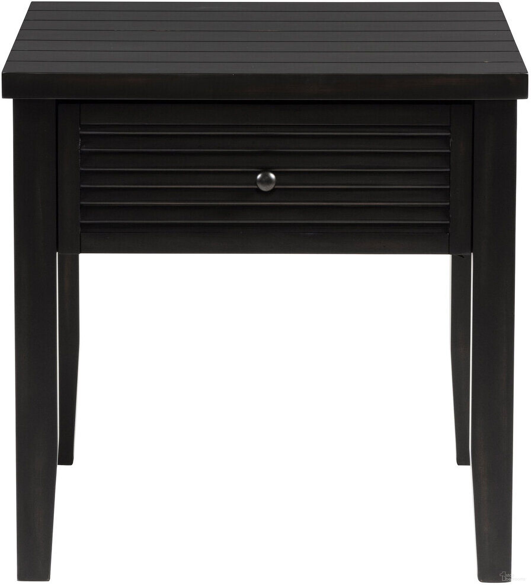 The appearance of Concord 1-Drawer Square End Table In Distressed Java designed by Coaster in the coastal interior design. This distressed java piece of furniture  was selected by 1StopBedrooms from Concord Collection to add a touch of cosiness and style into your home. Sku: 710577. Material: MDF.