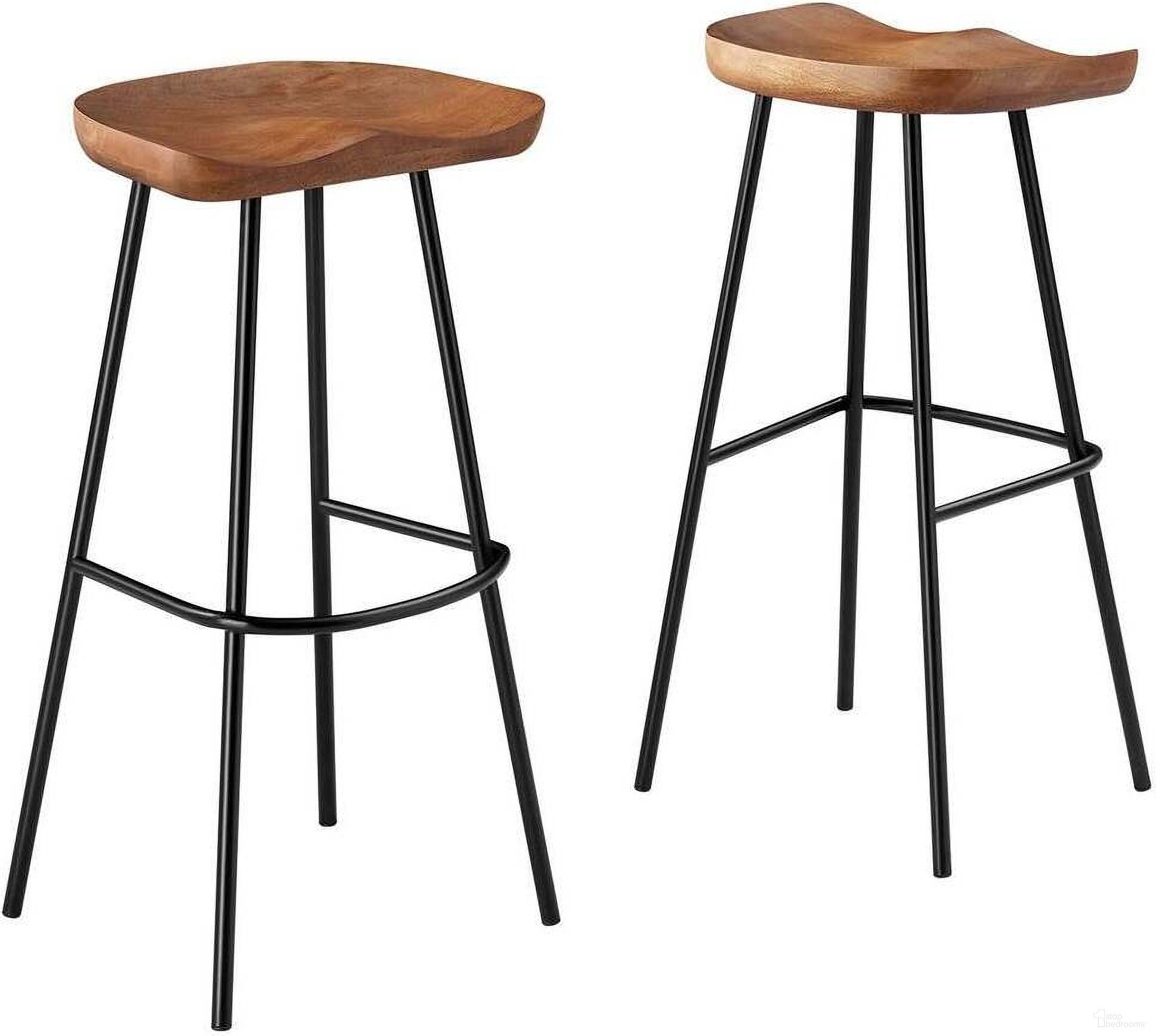 The appearance of Concord Backless Wood Bar Stool Set of 2 In Walnut designed by Modway in the modern / contemporary interior design. This walnut piece of furniture  was selected by 1StopBedrooms from Concord Collection to add a touch of cosiness and style into your home. Sku: EEI-6742-WAL. Material: Wood.