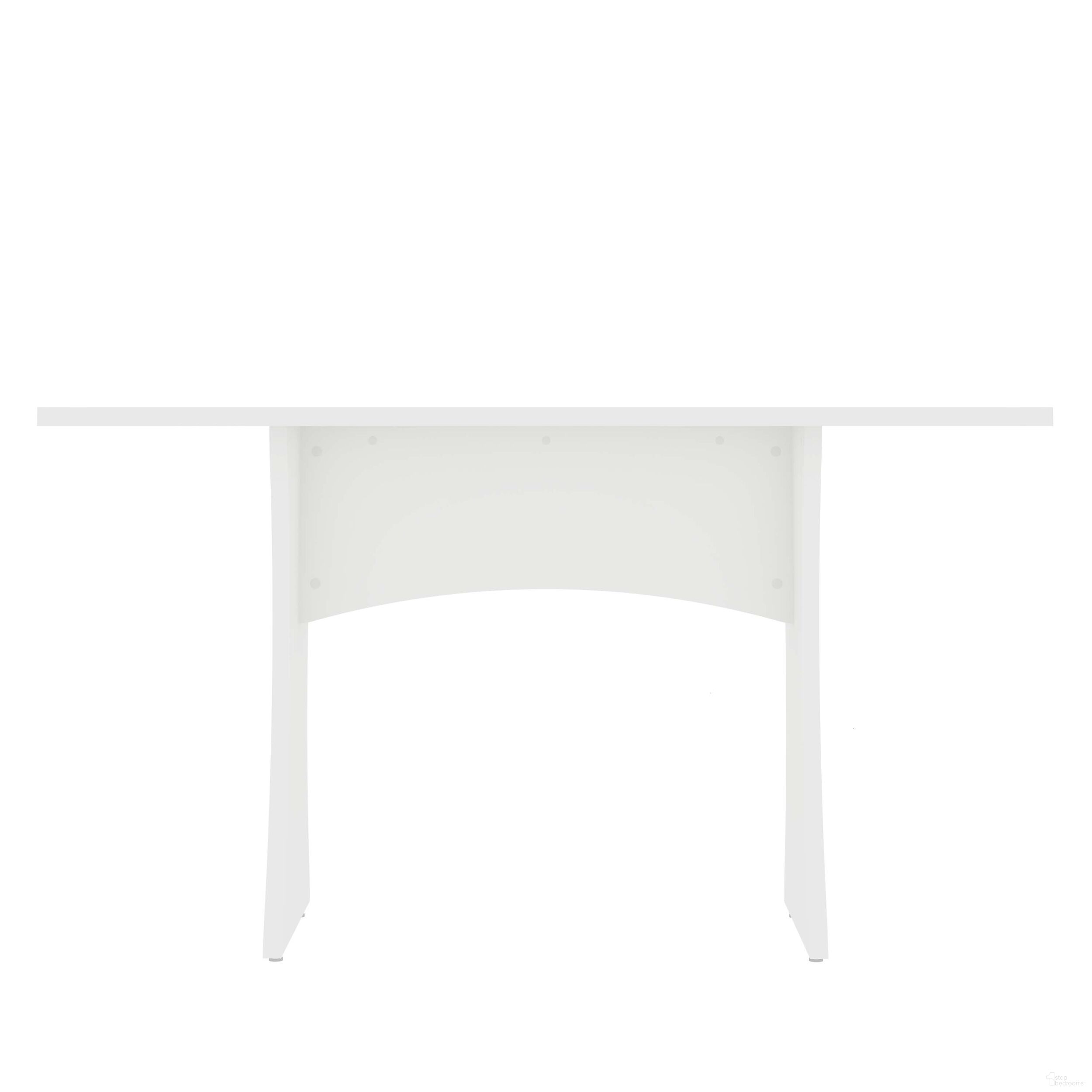The appearance of Coney Dining Table In White designed by Manhattan Comfort in the transitional interior design. This white piece of furniture was selected by 1StopBedrooms from Coney Collection to add a touch of cosiness and style into your home. Sku: 187GMC1. Table Base Style: Double Pedestal. Material: MDF. Table Top Shape: Rectangular. Size: 32" x 53".