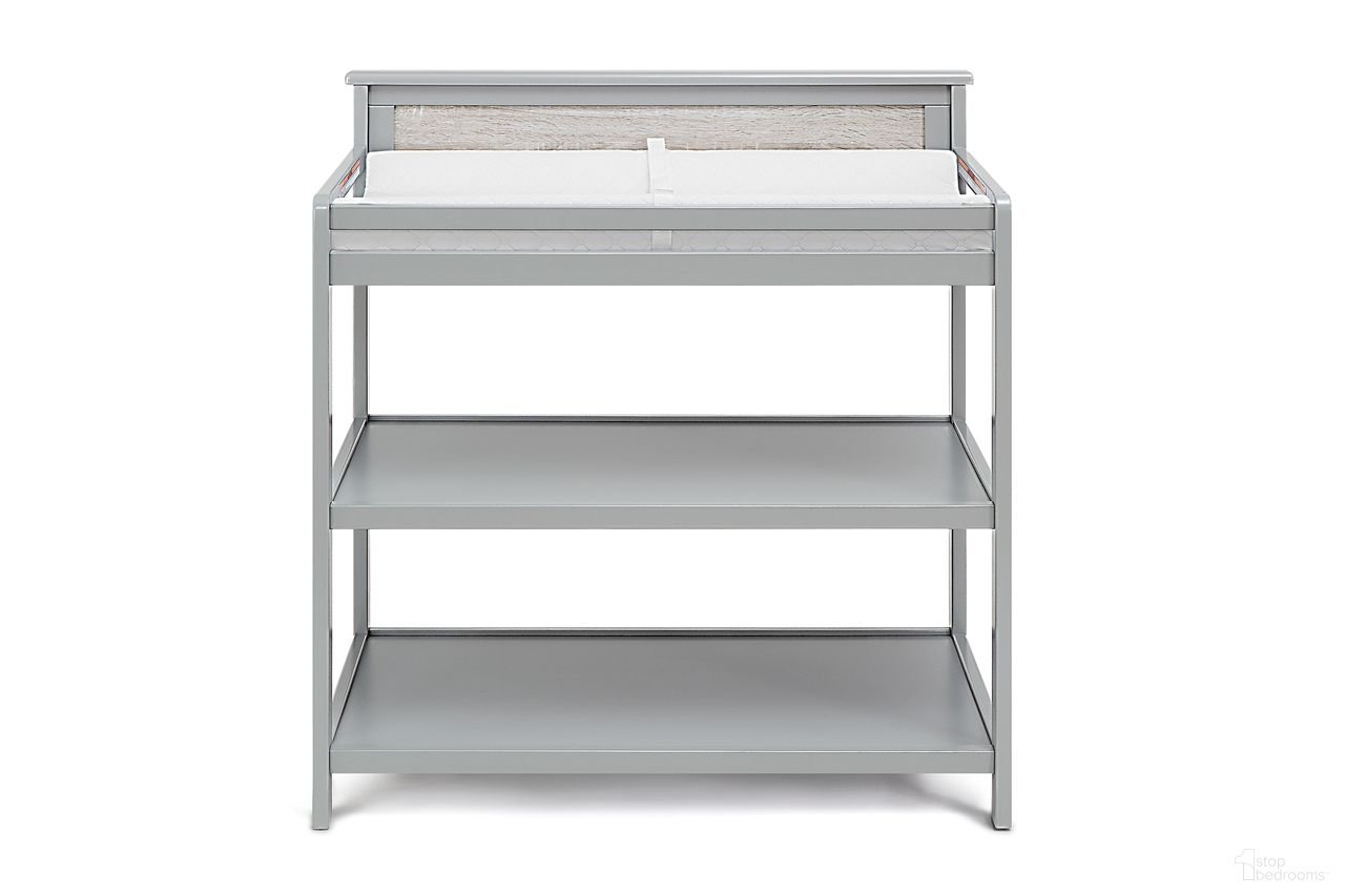 Connelly Changing Table In Gray and Rockport Gray