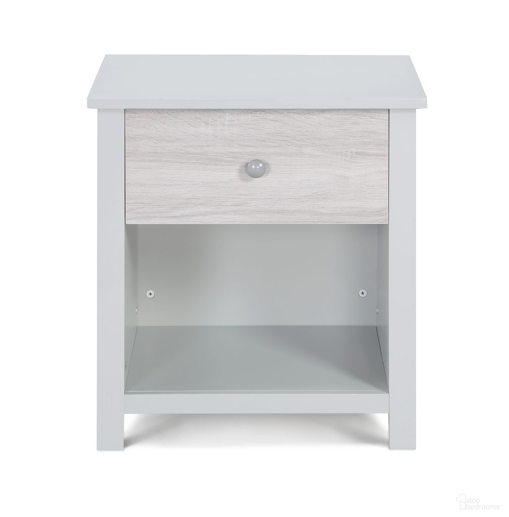 The appearance of Connelly Nightstand In Gray and Rockport Gray designed by Olive and Opie in the transitional interior design. This gray/rockport gray piece of furniture  was selected by 1StopBedrooms from Connelly Collection to add a touch of cosiness and style into your home. Sku: 27502-GRY. Material: Wood.