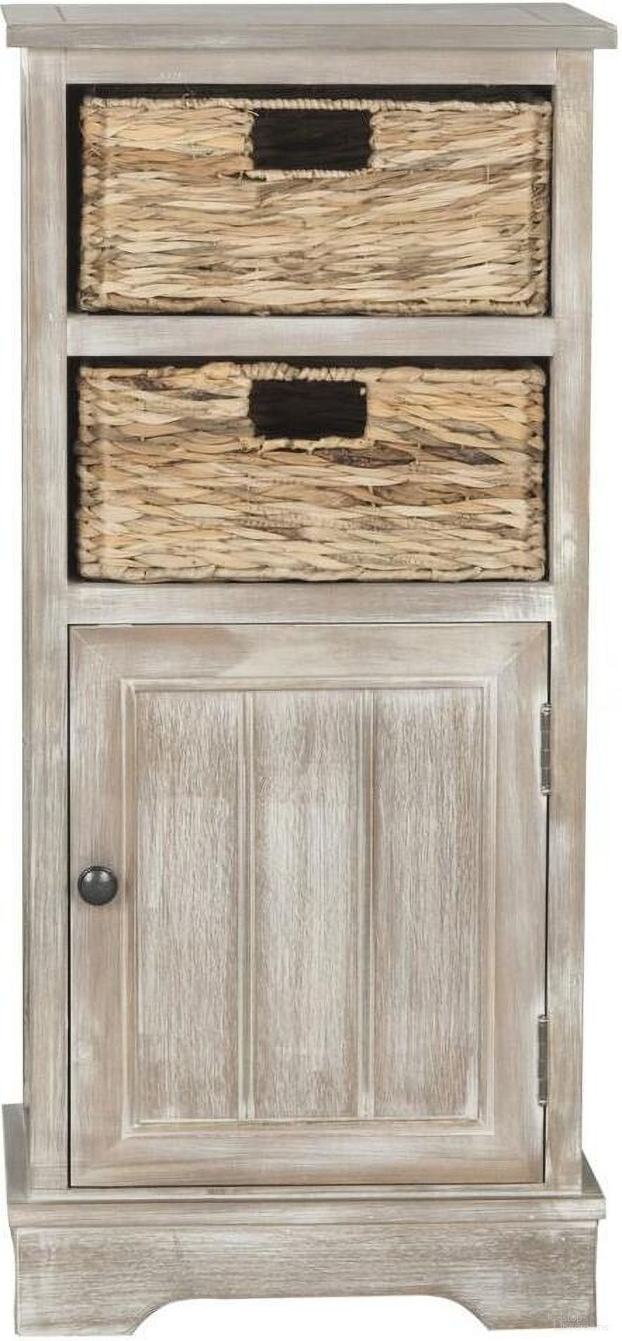 Connery Vintage White Cabinet