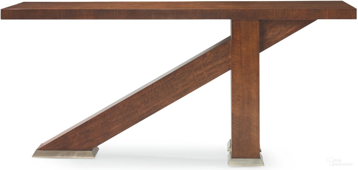 The appearance of Console In Sable designed by Century Furniture in the modern / contemporary interior design. This sable piece of furniture  was selected by 1StopBedrooms from Omni Collection to add a touch of cosiness and style into your home. Sku: 55H-725. Material: Metal.
