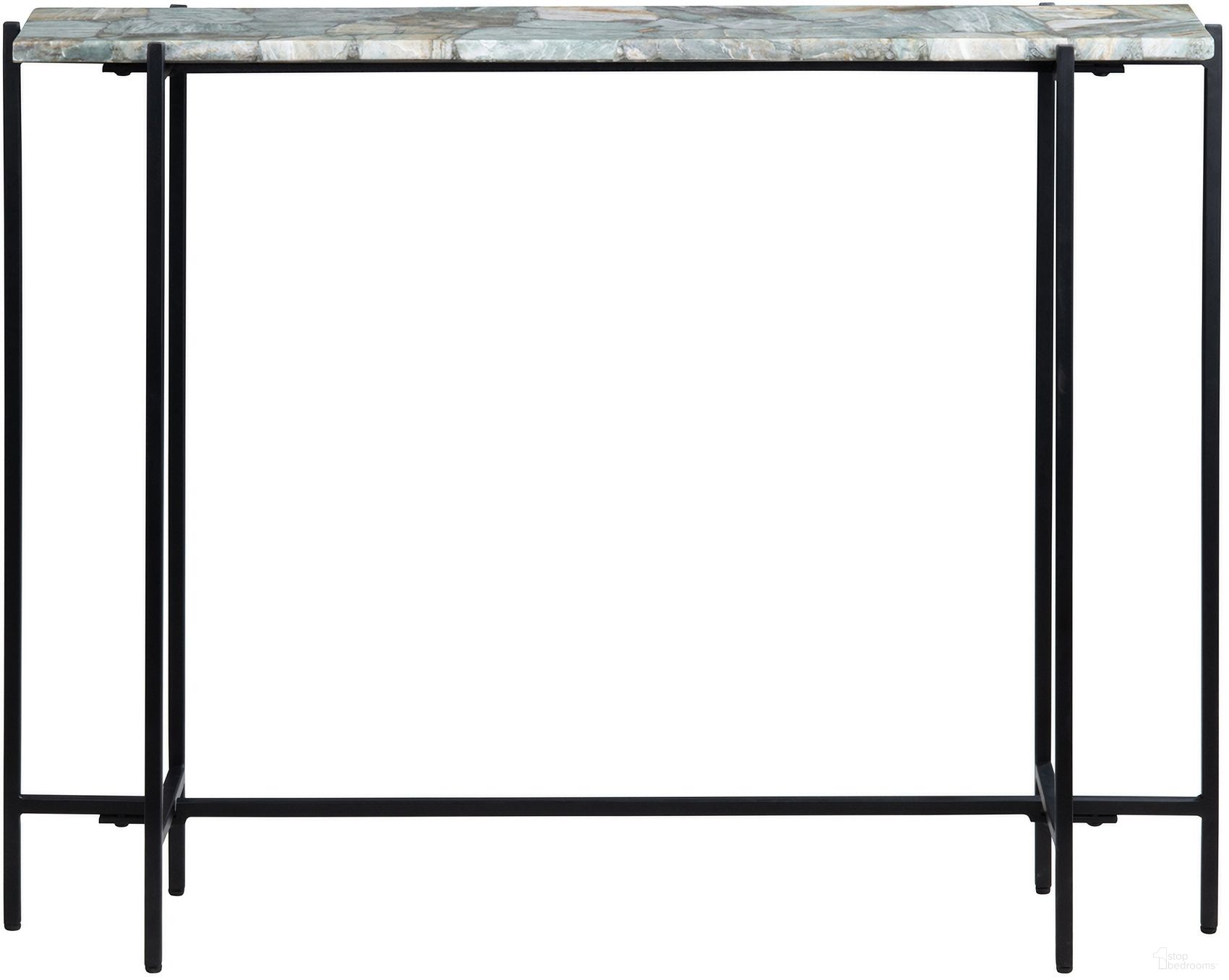 The appearance of Console/Sofa Table In Black and Green designed by Crestview Collection in the transitional interior design. This black/green piece of furniture was selected by 1StopBedrooms from to add a touch of cosiness and style into your home. Sku: CVFNR4634. Material: Quartz.