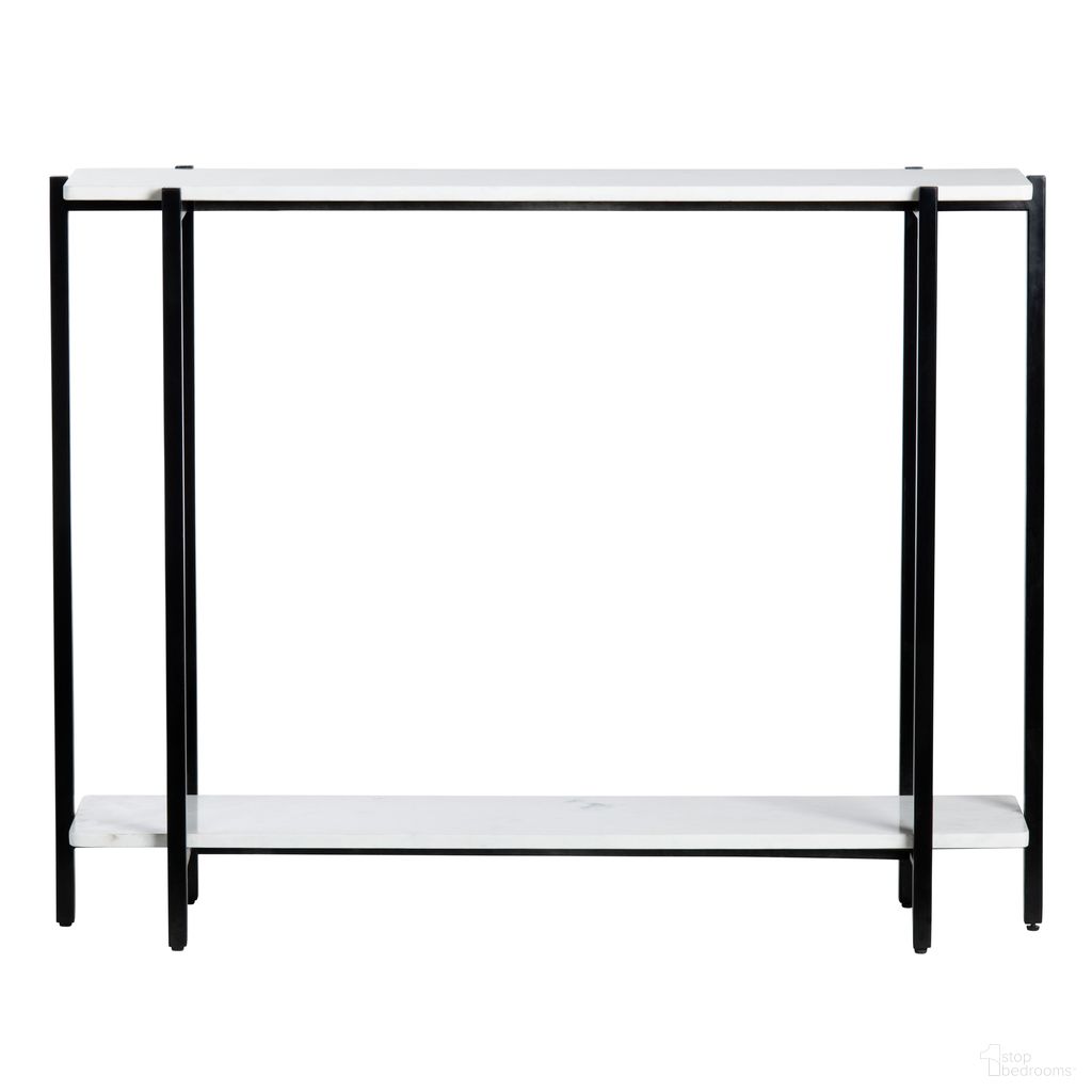 The appearance of Console/Sofa Table In Black and White designed by Crestview Collection in the transitional interior design. This black/white piece of furniture was selected by 1StopBedrooms from to add a touch of cosiness and style into your home. Sku: CVFNR4207. Material: Marble.