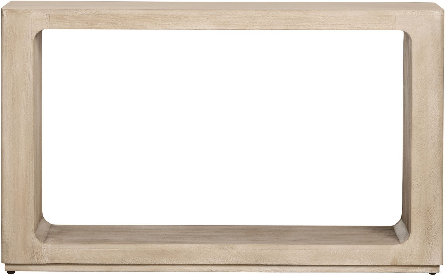 The appearance of Console/Sofa Table In Cream designed by Crestview Collection in the coastal interior design. This cream piece of furniture was selected by 1StopBedrooms from to add a touch of cosiness and style into your home. Sku: CVFNR4832. Material: Solid Wood.