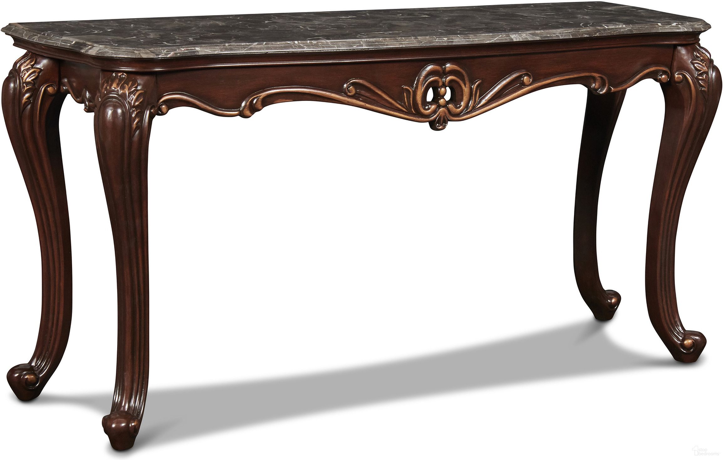 The appearance of Constantine Console Table In Cherry designed by New Classic in the traditional interior design. This cherry piece of furniture was selected by 1StopBedrooms from Constantine Collection to add a touch of cosiness and style into your home. Sku: T532-30. Material: Wood.