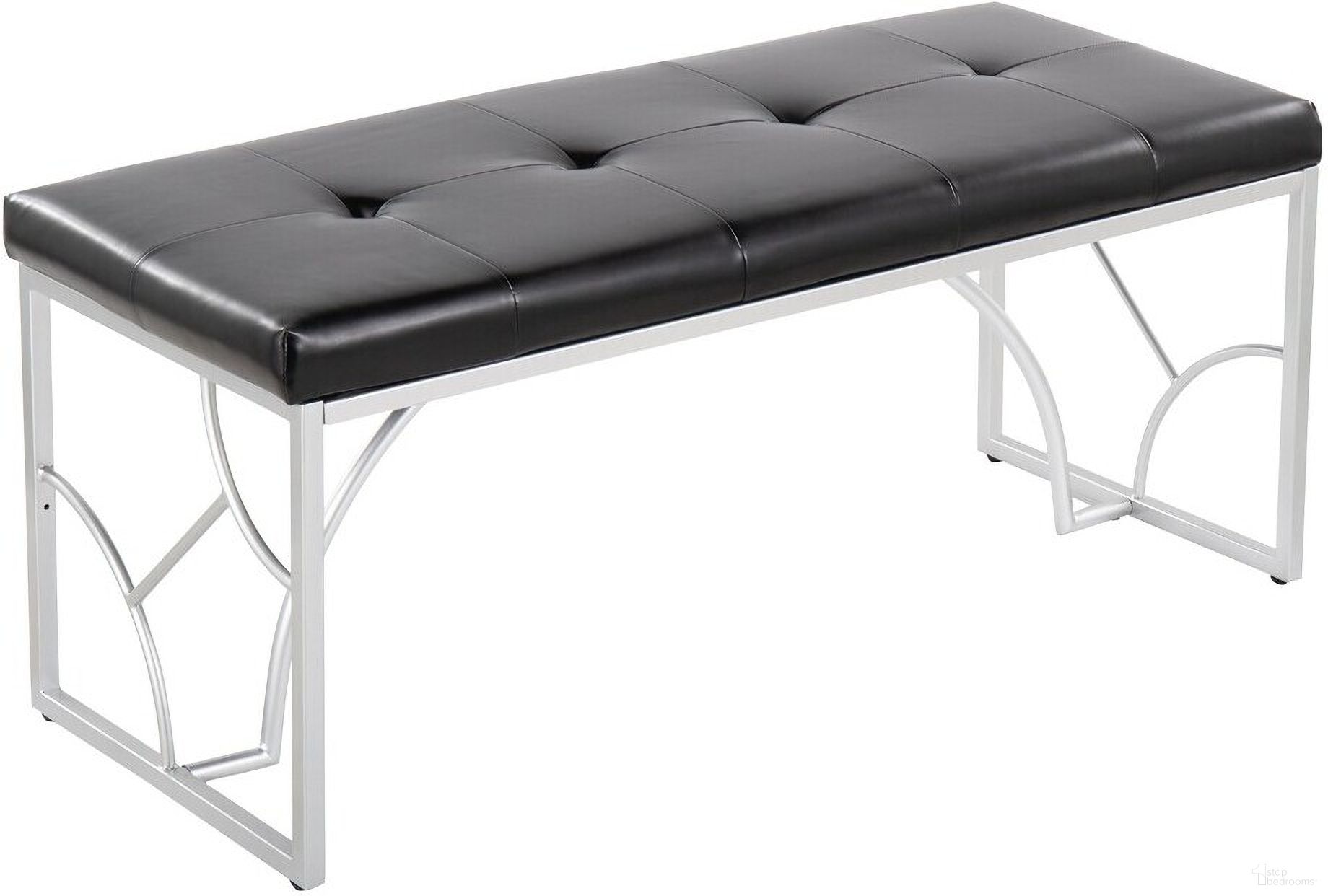 The appearance of Constellation Bench In Black/Chrome designed by Lumisource in the modern / contemporary interior design. This black piece of furniture was selected by 1StopBedrooms from Constellation Collection to add a touch of cosiness and style into your home. Sku: BC-CONSTELLATIONPU2 SVBK. Material: Leather.