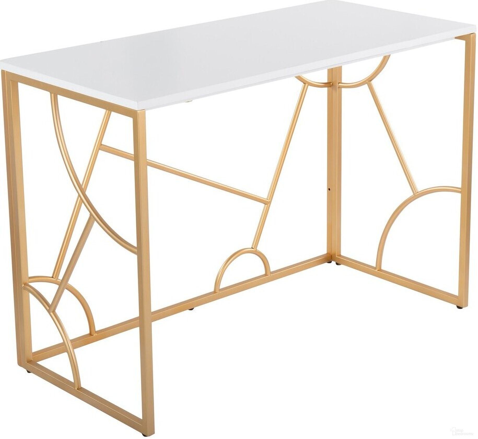 The appearance of Constellation Desk In White designed by Lumisource in the modern / contemporary interior design. This white piece of furniture was selected by 1StopBedrooms from Constellation Collection to add a touch of cosiness and style into your home. Sku: OFD-CONSTELLATION AUW. Material: MDF.