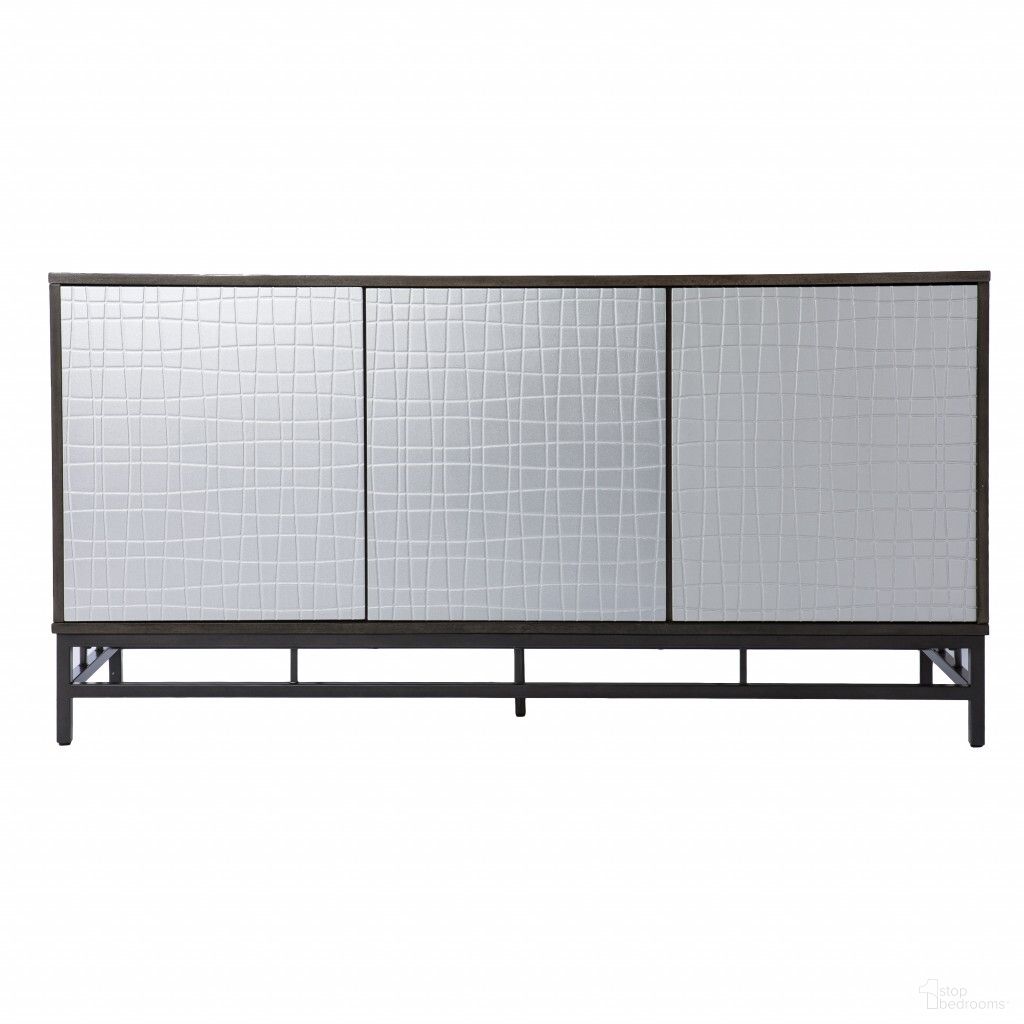 The appearance of Contemporary Grid Lines Three Door Accent Cabinet designed by Homeroots in the modern / contemporary interior design. This piece of furniture was selected by 1StopBedrooms from to add a touch of cosiness and style into your home. Sku: 401694.