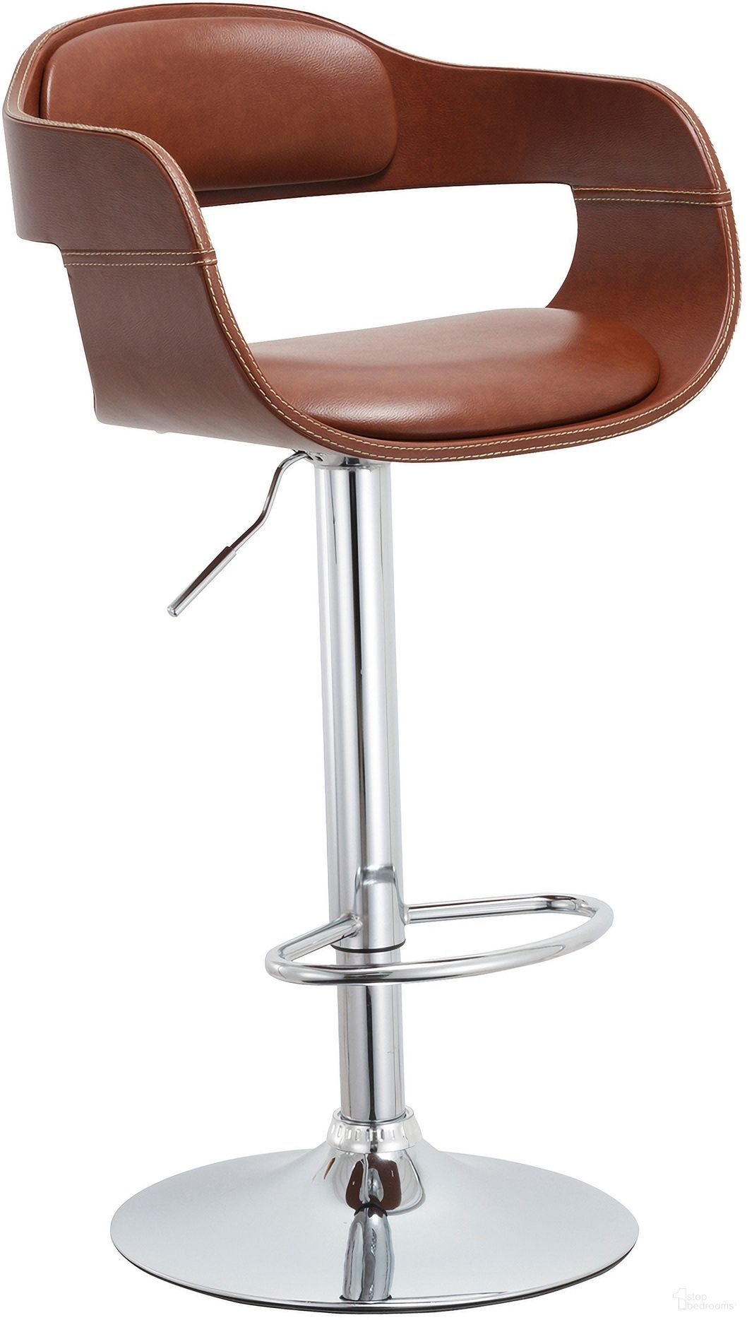 The appearance of Contemporary Swivel Adjustable Barstool In Dark Grey designed by AC Pacific in the modern / contemporary interior design. This dark grey piece of furniture was selected by 1StopBedrooms from to add a touch of cosiness and style into your home. Sku: ACBS07. Material: Plywood.