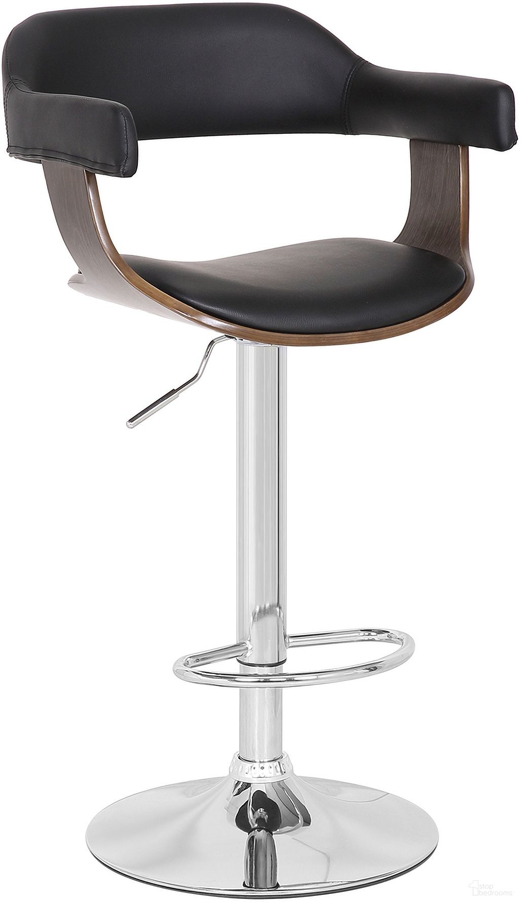 The appearance of Contemporary Swivel Adjustable Barstool In Weathered Oak designed by AC Pacific in the modern / contemporary interior design. This oak piece of furniture was selected by 1StopBedrooms from to add a touch of cosiness and style into your home. Sku: ACBS06-B-GW. Material: Metal.