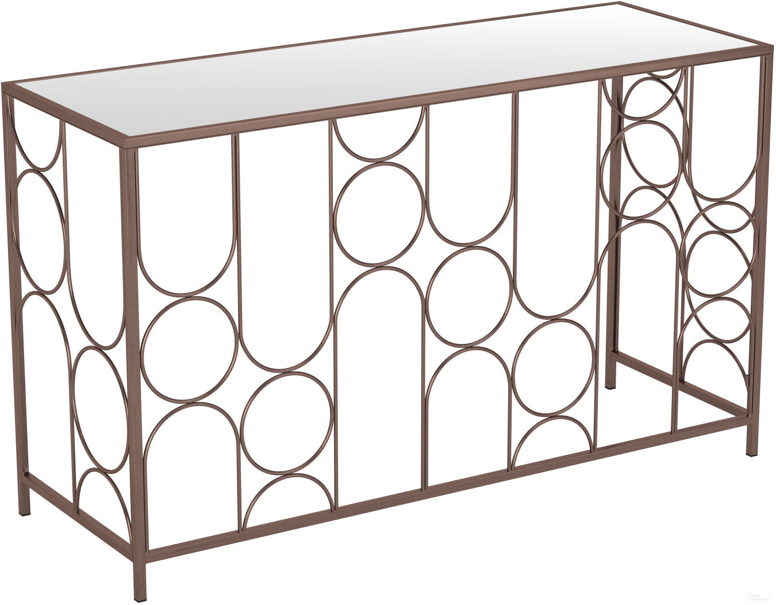 The appearance of Convale Console Table In Bronze designed by Zuo Modern in the modern / contemporary interior design. This bronze piece of furniture was selected by 1StopBedrooms from Convale Collection to add a touch of cosiness and style into your home. Sku: 109836. Material: Glass.