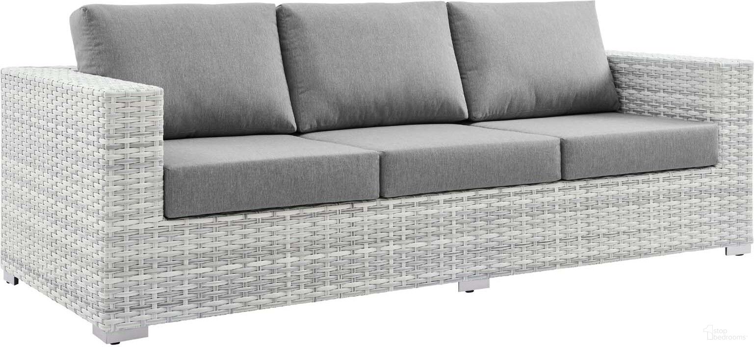 The appearance of Convene Outdoor Patio Sofa In Light Gray designed by Modway in the modern / contemporary interior design. This light gray piece of furniture was selected by 1StopBedrooms from Convene Collection to add a touch of cosiness and style into your home. Sku: EEI-4305-LGR-GRY. Material: Stainless Steel.