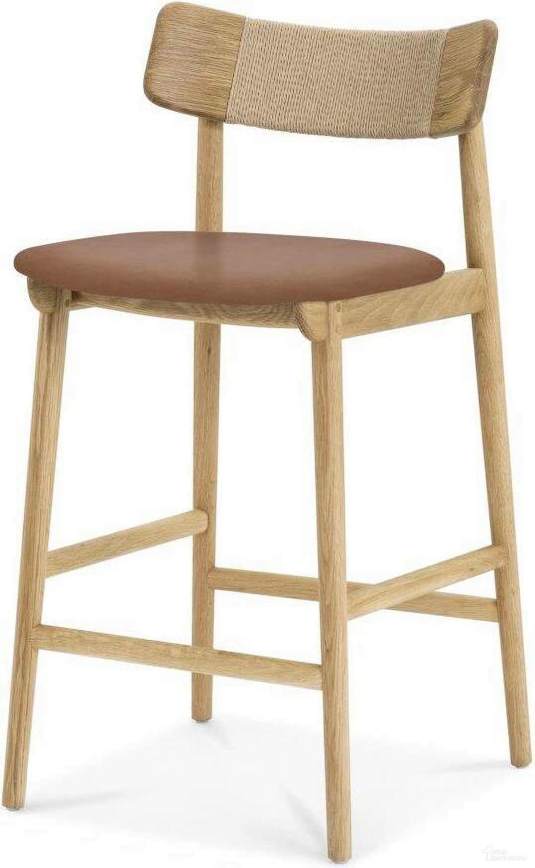The appearance of Converse Counter Stool In Natural designed by Union Home Furniture in the modern / contemporary interior design. This natural piece of furniture was selected by 1StopBedrooms from Converse Collection to add a touch of cosiness and style into your home. Sku: DIN00327. Material: Leather.