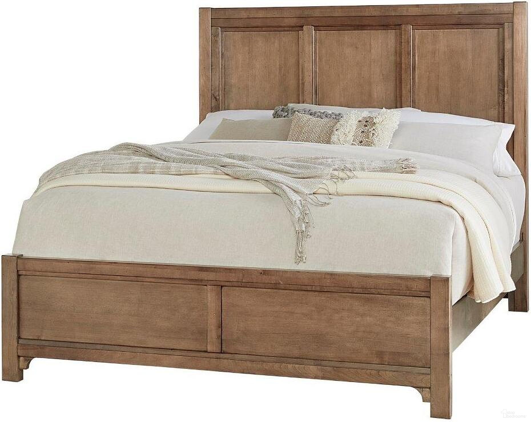 The appearance of Cool Farmhouse King Panel Bed In Natural designed by Vaughan Bassett in the transitional interior design. This natural piece of furniture was selected by 1StopBedrooms from Cool Farmhouse Collection to add a touch of cosiness and style into your home. Sku: 800-667;800-766;800-922;MS-MS1. Bed Type: Panel Bed. Material: Wood. Bed Size: King.