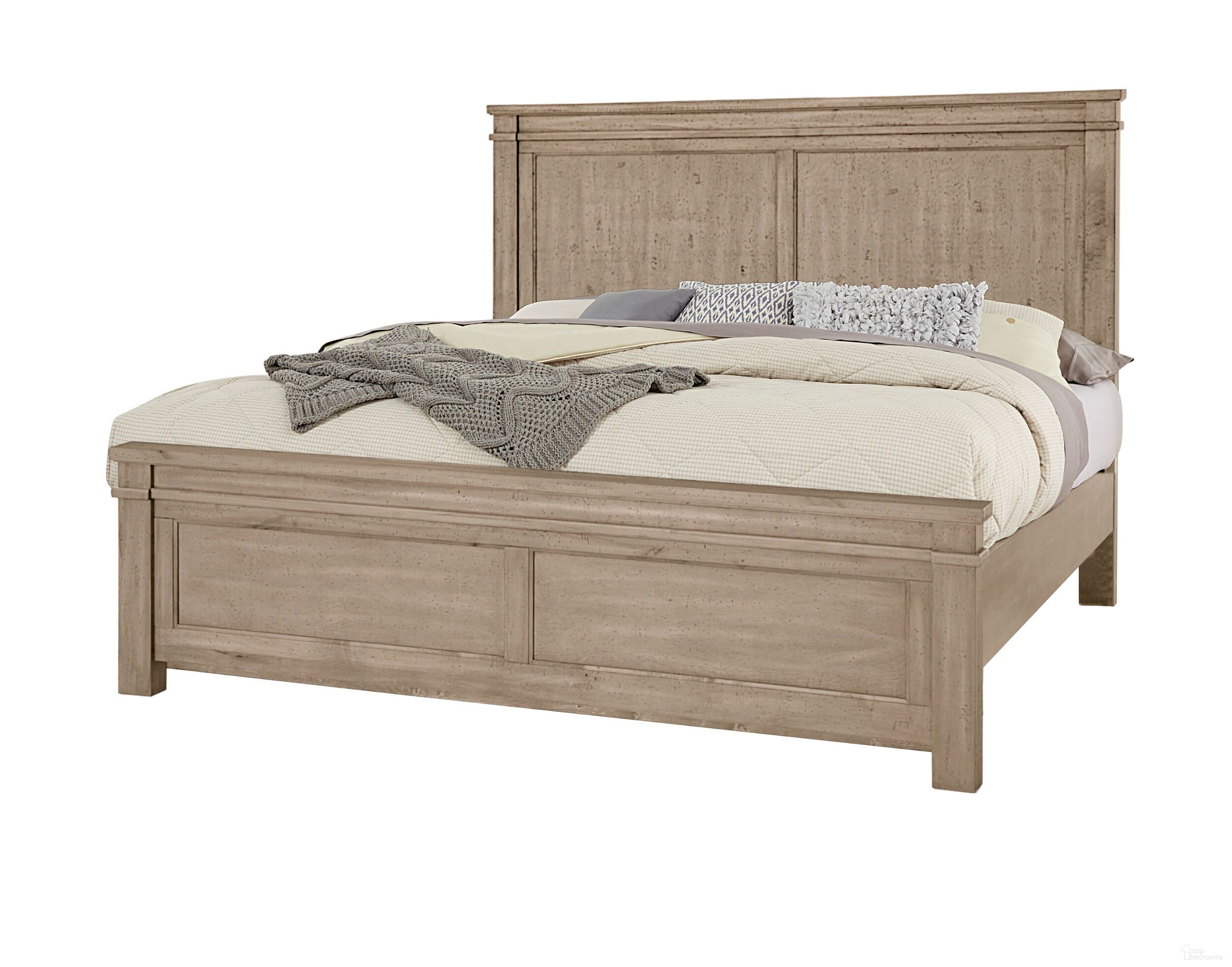 The appearance of Cool Rustic Queen Mansion Bed In Clear Maple designed by Artisan & Post in the transitional interior design. This maple piece of furniture  was selected by 1StopBedrooms from Cool Rustic Collection to add a touch of cosiness and style into your home. Sku: 176-551;176-155;176-922. Bed Type: Panel Bed. Bed Size: Queen. Material: Birch.