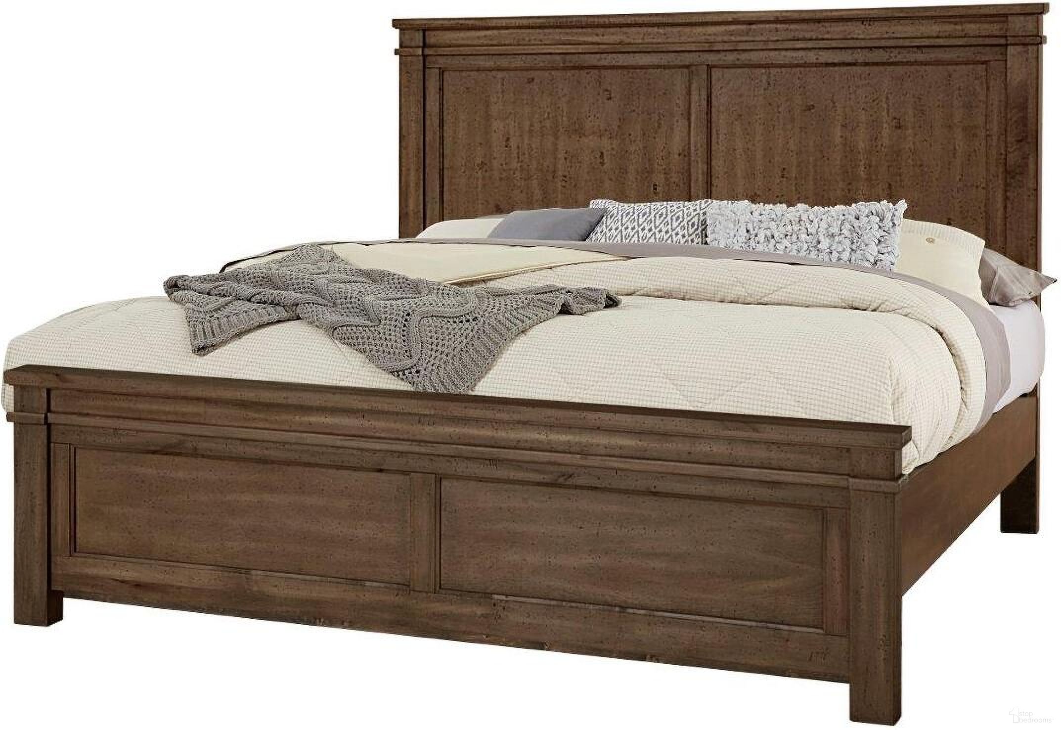 The appearance of Cool Rustic Queen Mansion Bed In Mink designed by Artisan & Post in the rustic / southwestern interior design. This mink piece of furniture was selected by 1StopBedrooms from Cool Rustic Collection to add a touch of cosiness and style into your home. Sku: 170-551;170-155;170-922. Bed Type: Panel Bed. Material: Wood. Bed Size: Queen.