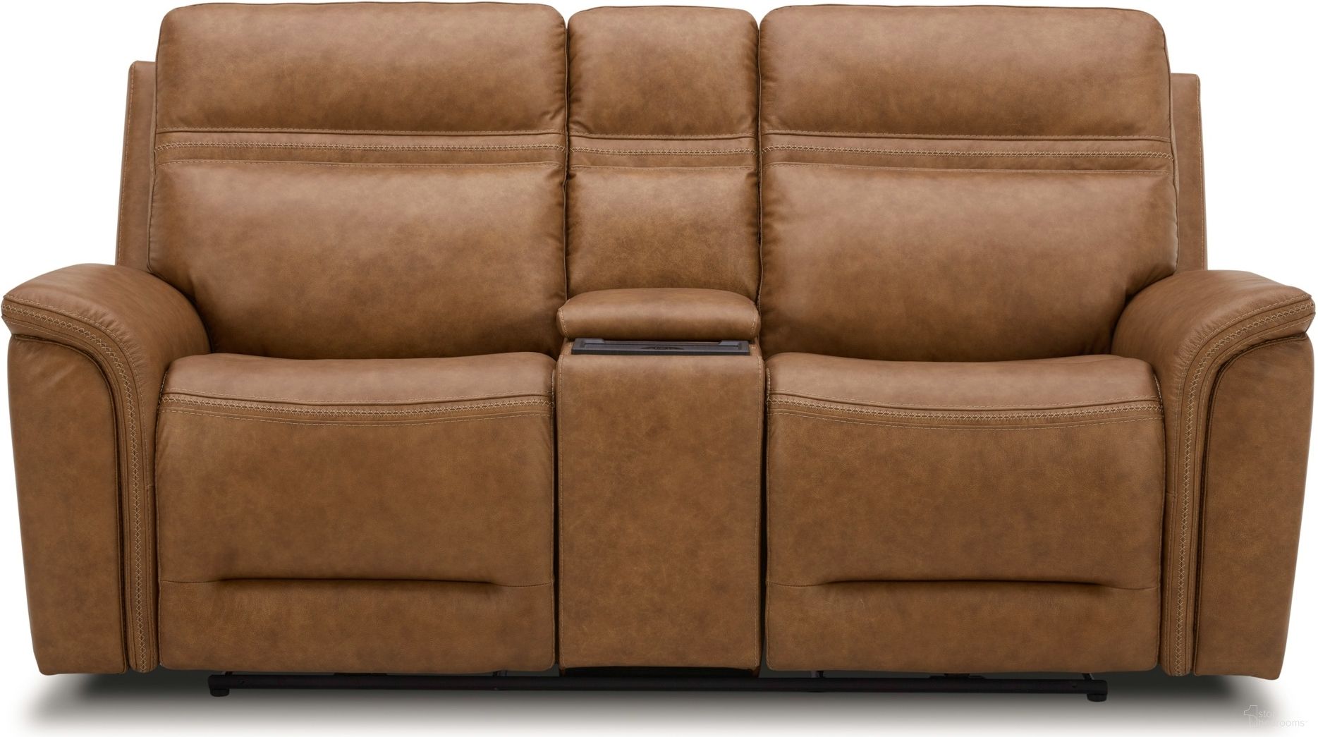 The appearance of Cooper Loveseat With Console In Camel designed by Liberty in the transitional interior design. This camel piece of furniture was selected by 1StopBedrooms from Cooper Collection to add a touch of cosiness and style into your home. Sku: 7007CM-23P. Material: Plywood.