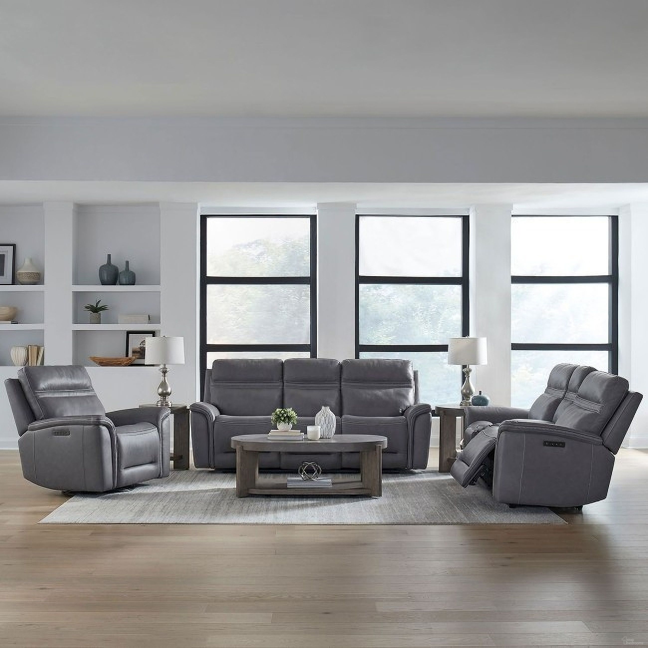 The appearance of Cooper Power Reclining Living Room Set In Blue Grey designed by Liberty in the transitional interior design. This blue grey piece of furniture was selected by 1StopBedrooms from Cooper Collection to add a touch of cosiness and style into your home. Sku: 7007BG-33P;7007BG-23P. Material: Wood.