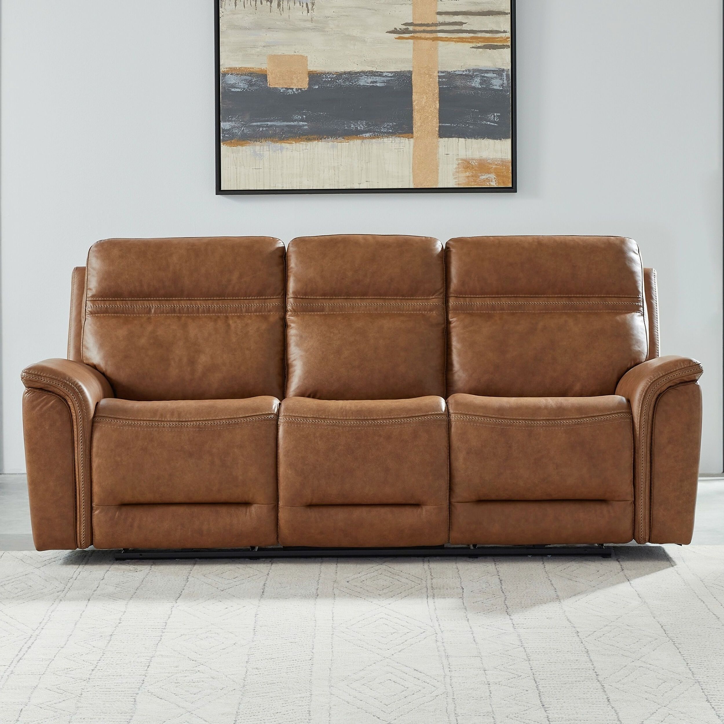 Cooper Power Reclining Sofa In Camel